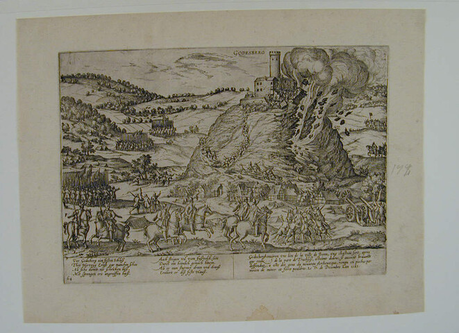 A.0145(027)234; Godesberg op Truchsess genomen en vernield, 17 december 1583; prent