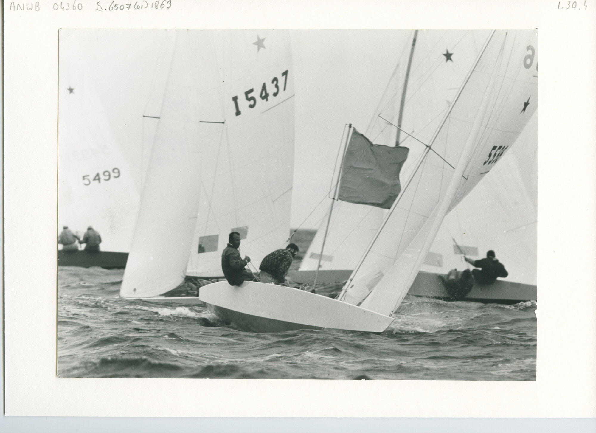 S.6507(01)1869; Foto van zeilwedstrijd; foto