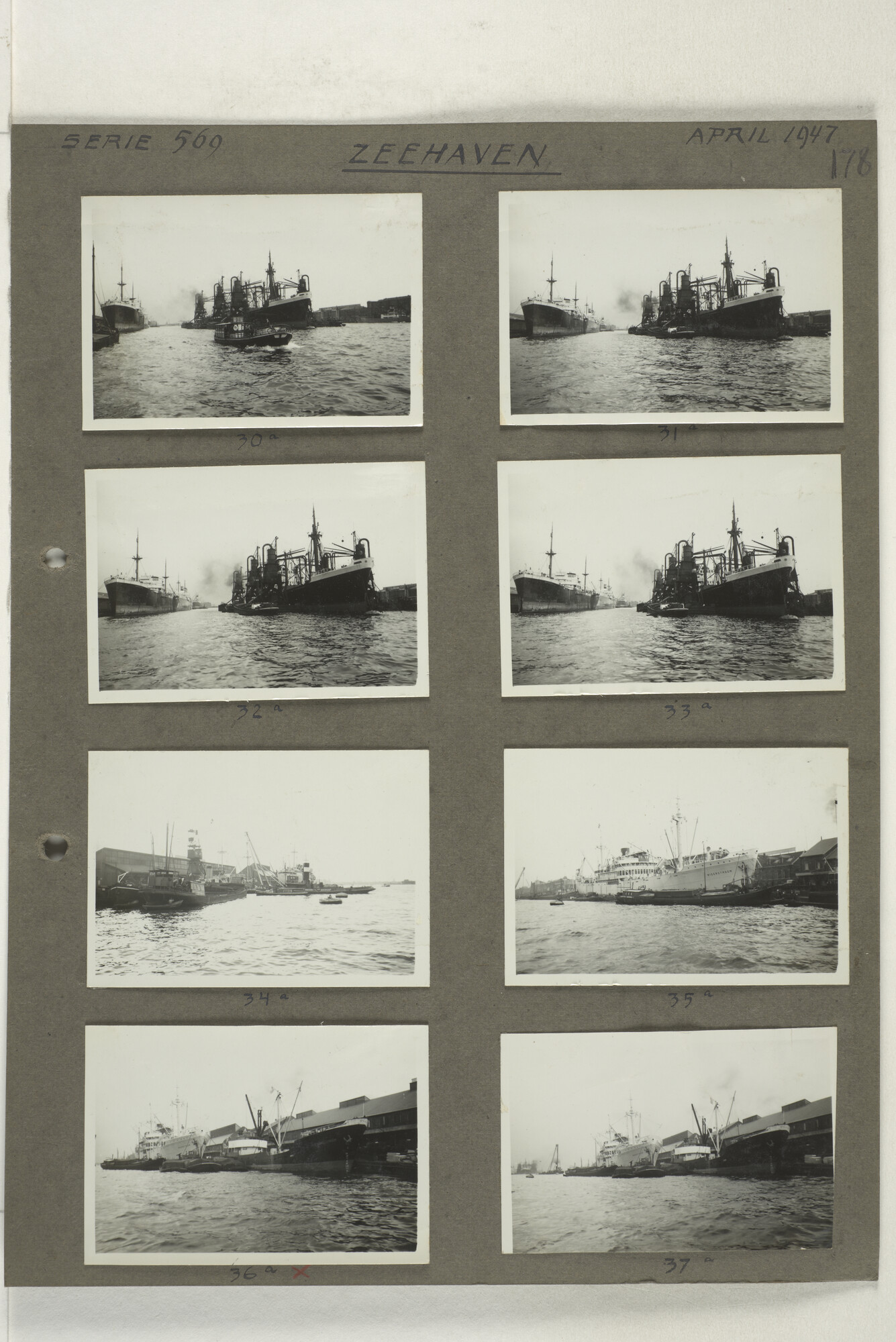 1998.2179; Omslag met een grote hoeveelheid proef foto's gemaakt in opdracht van de Gemeente Handelsinrichtingen in Amsterdam; omslag