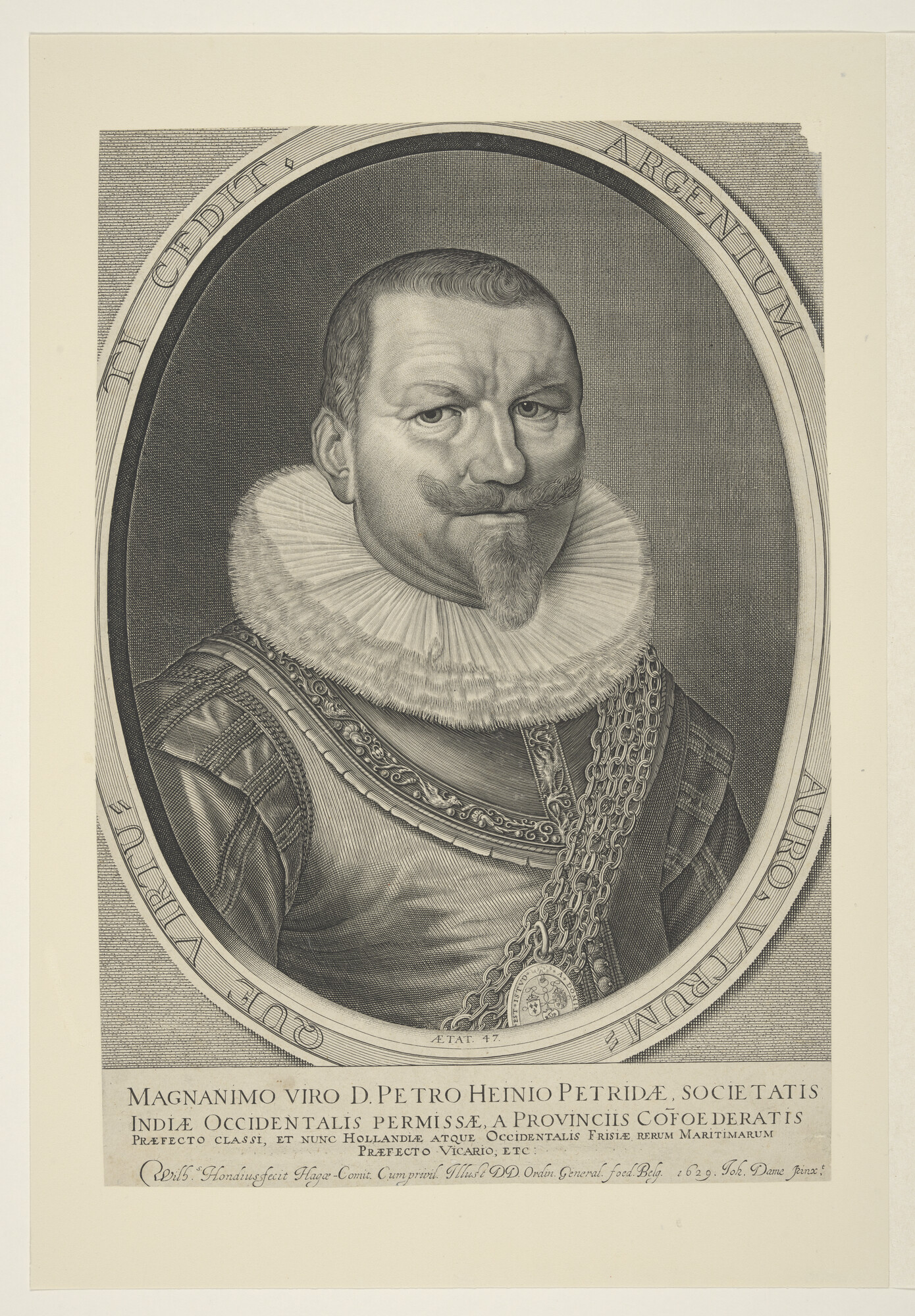 A.3368(06); Portret van Piet Hein; prent