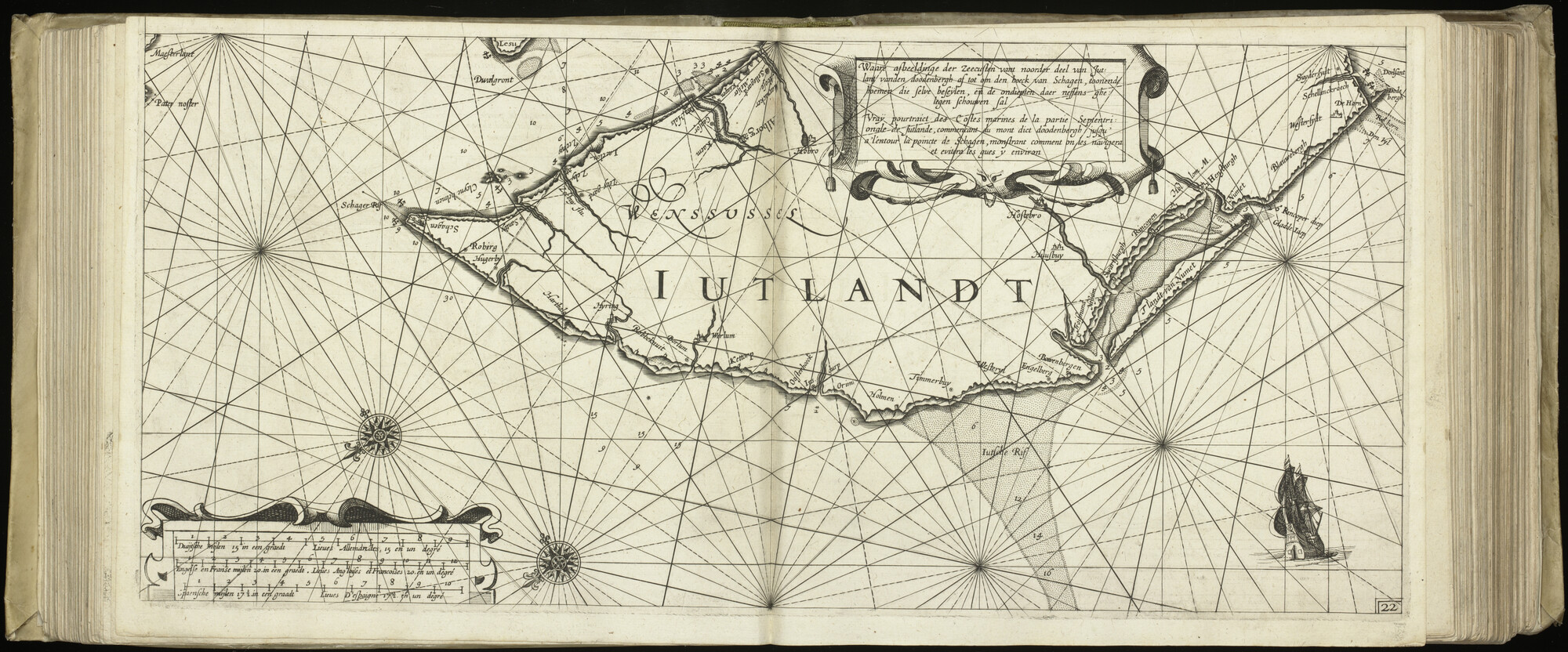 S.2856 [kaart 085]; Kaart van Noord-Denemarken; kaart