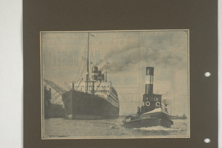 2001.1755; Omslag met vele foto's en knipsels van meest bergingsactiviteiten door Reederij v/h Gebroeders Goedkoop te Amsterdam in de periode 1929 / 1949; omslag