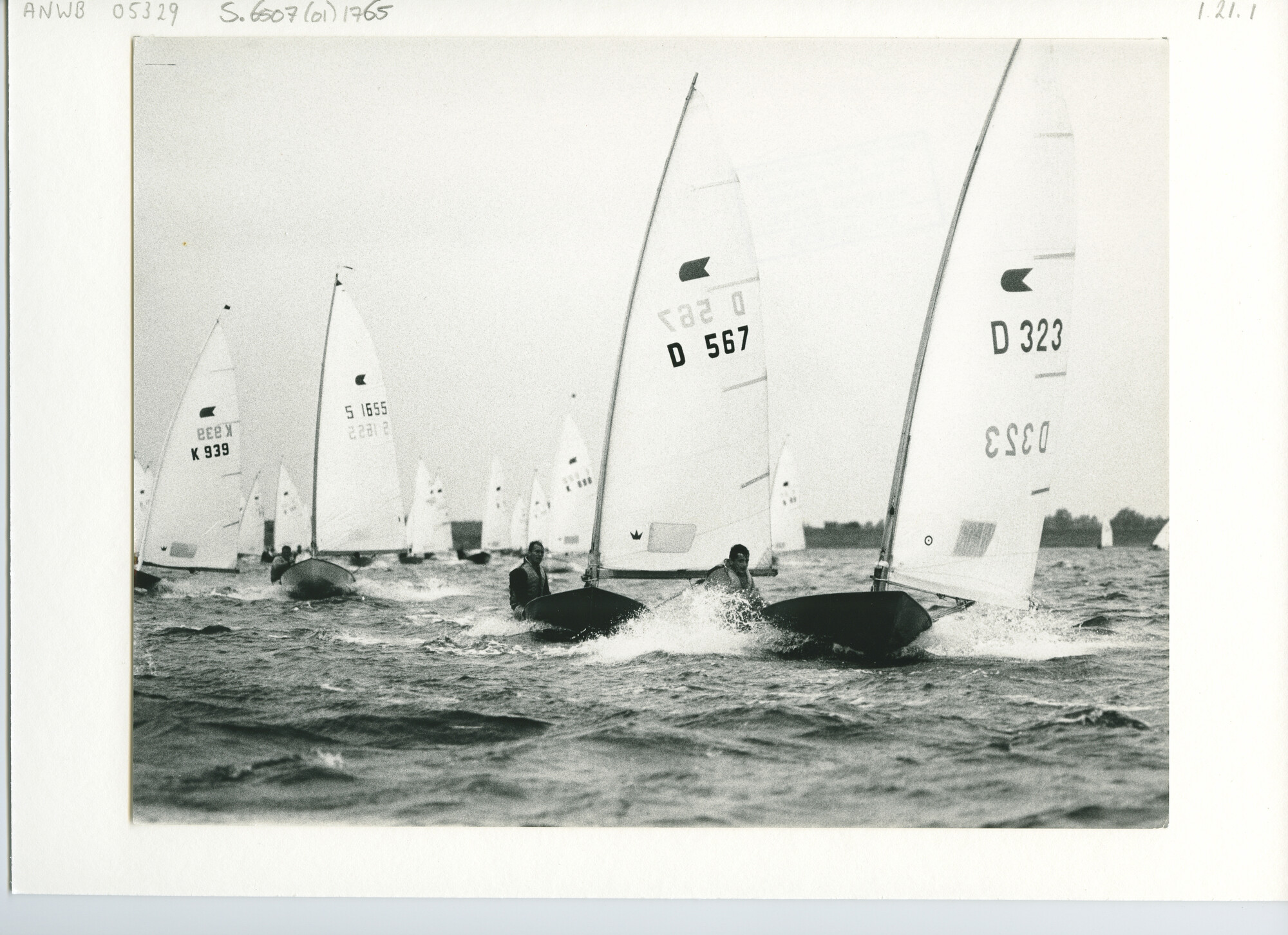 S.6507(01)1765; Foto van ok-jollen.; foto