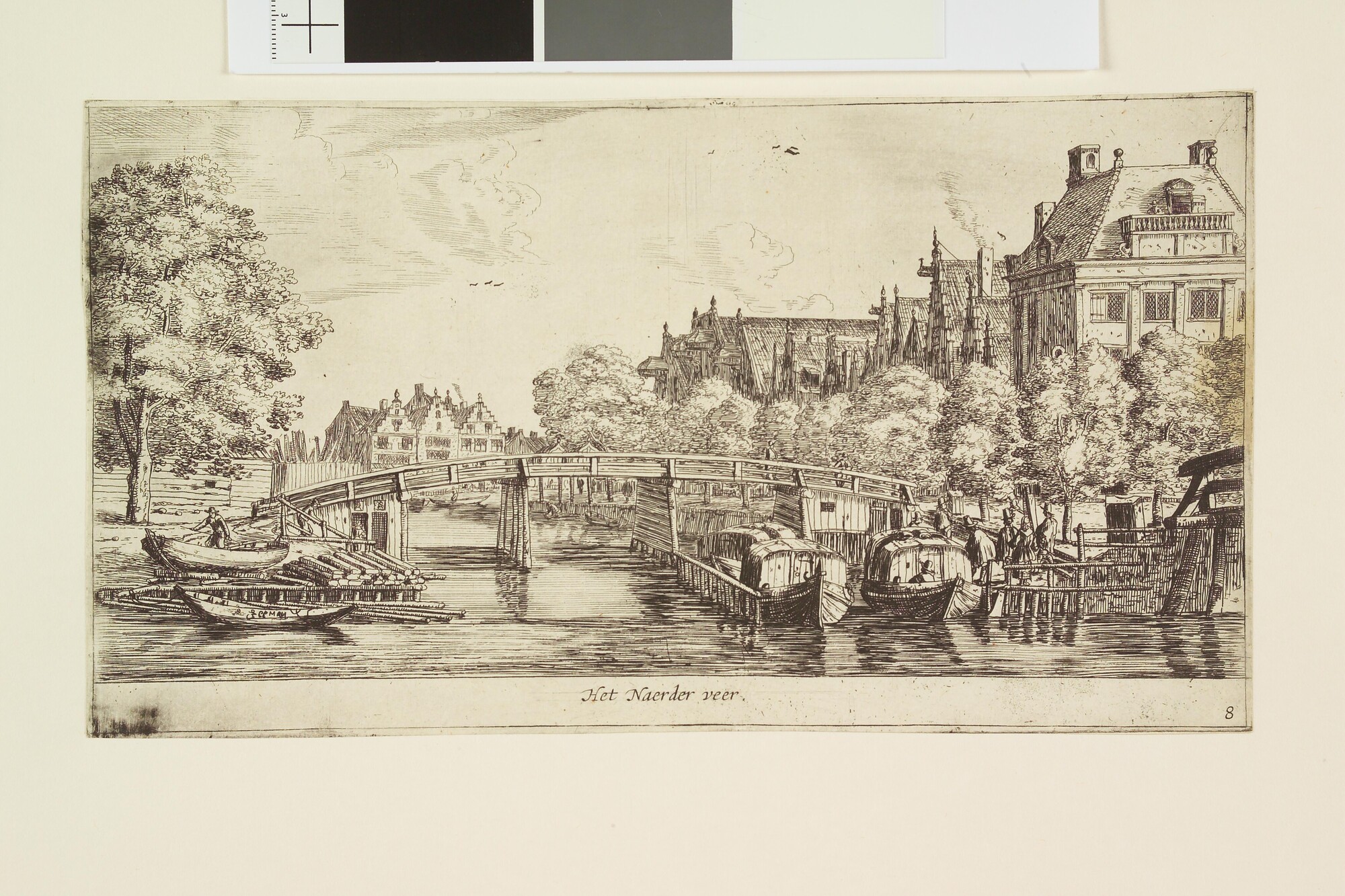 A.0149(0315); Prent van het Naarderveer; prent