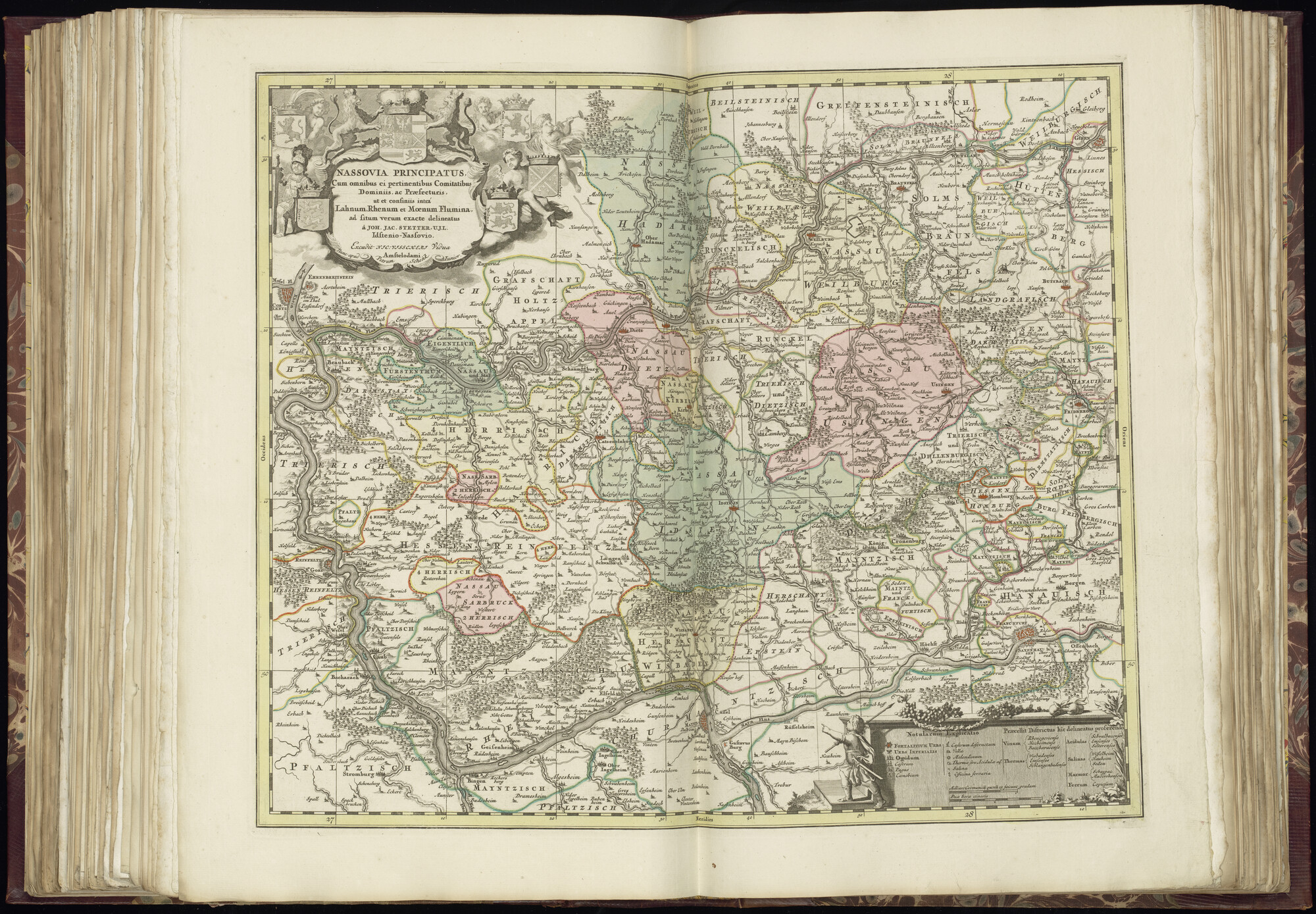 B.0032(028) [kaart 092]; Kaart van Centraal-Duitsland; kaart