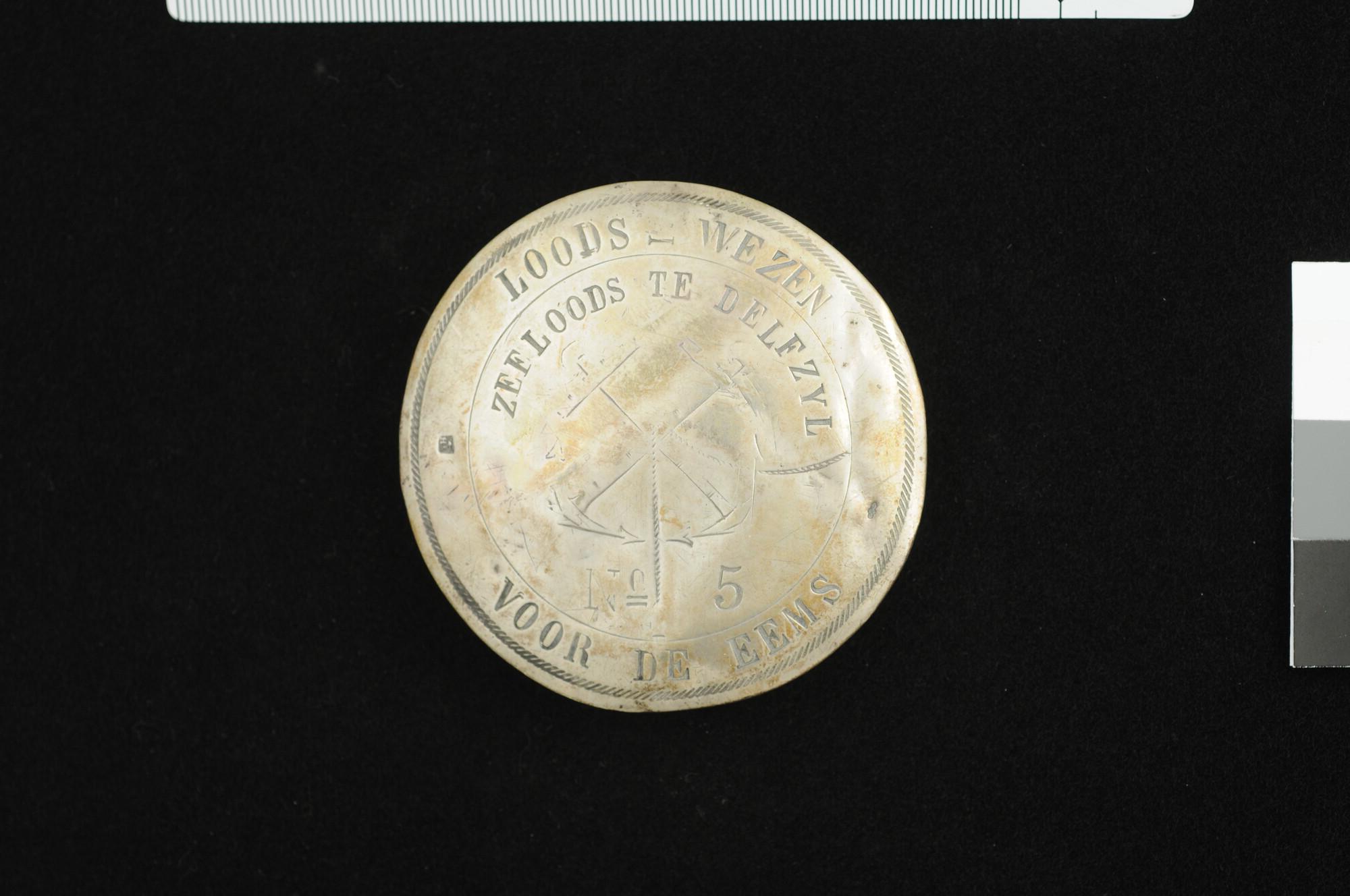 2000.1812; Loodspenning van het Loodswezen voor de Eems; penning