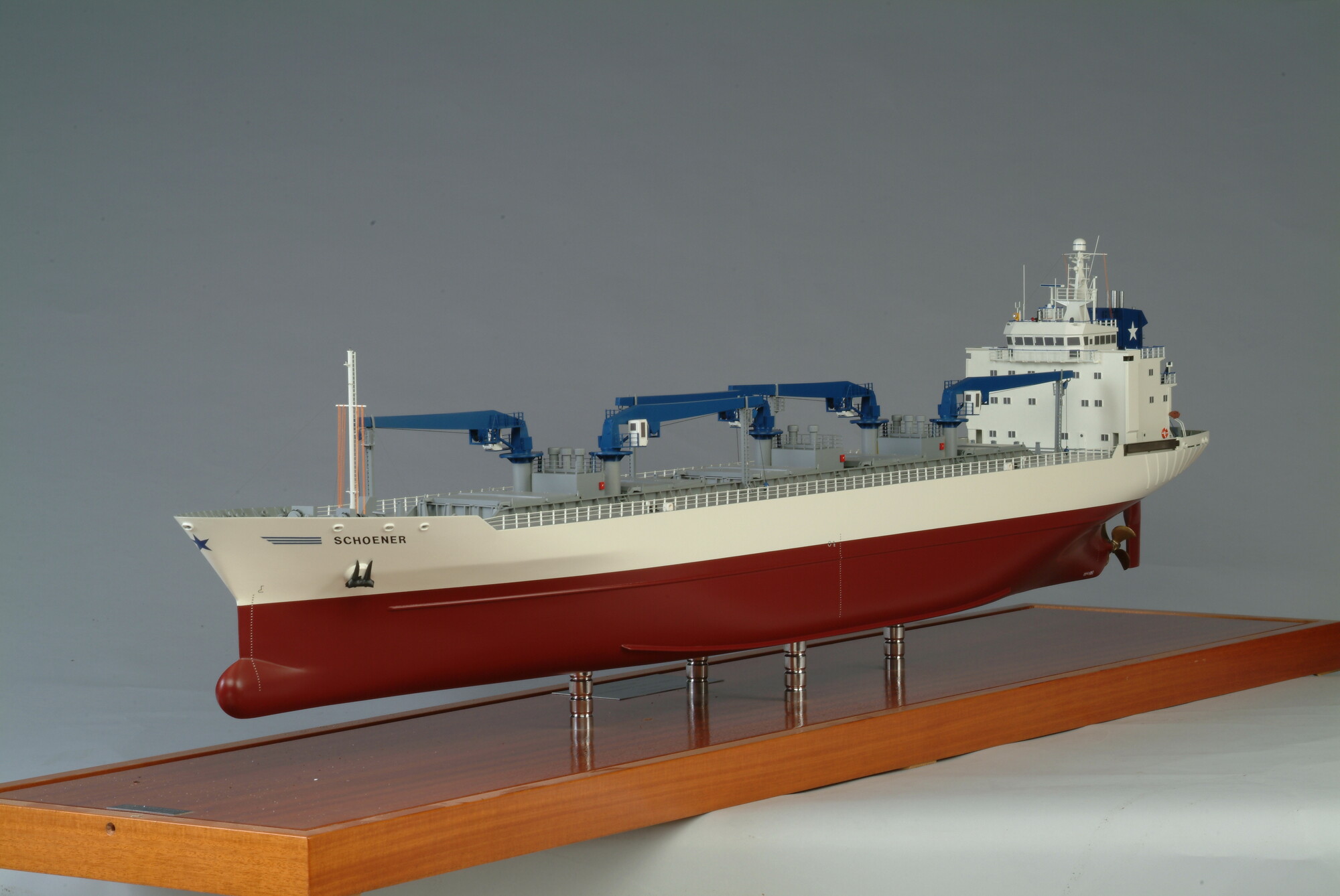 1992.1757; Model van het koelschip ms. Schoener; scheepsmodel