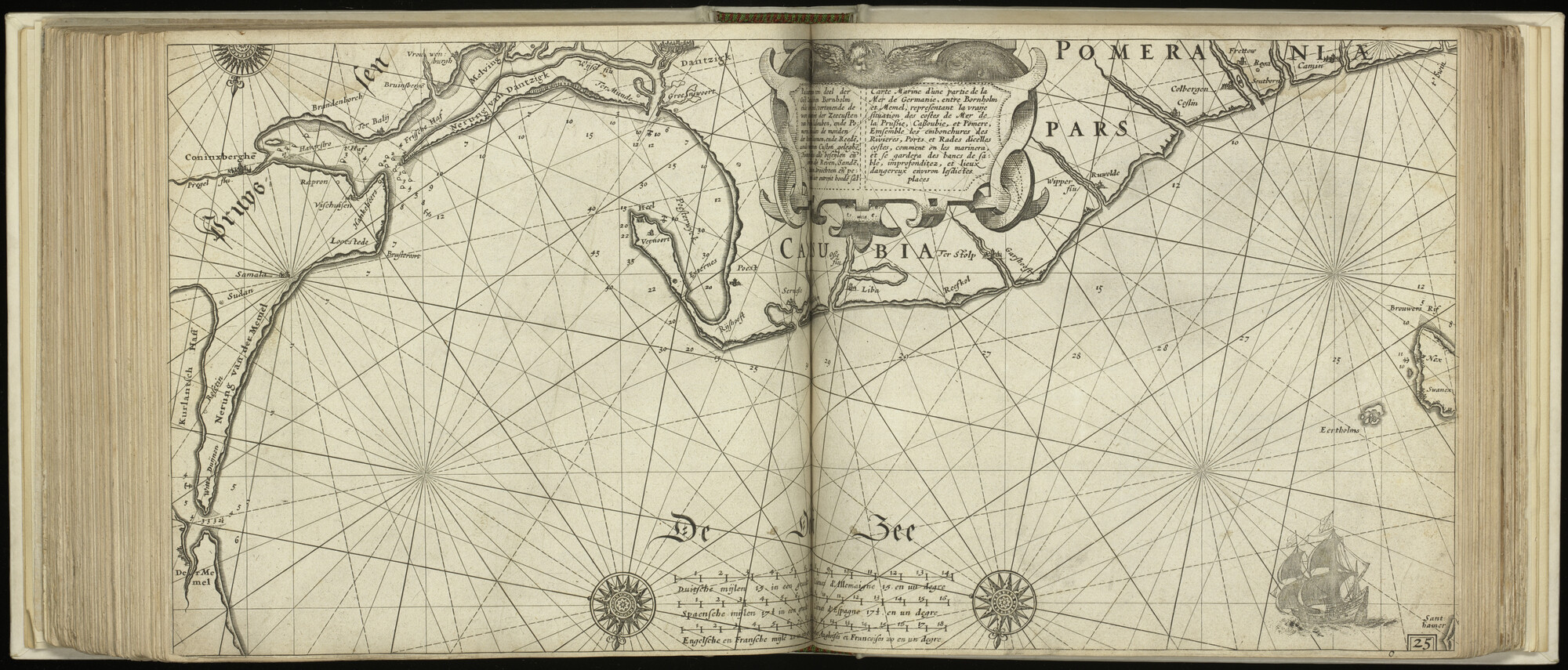 S.1496 [kaart 094]; Kaart van de kusten van Polen, Rusland en Litouwen; kaart