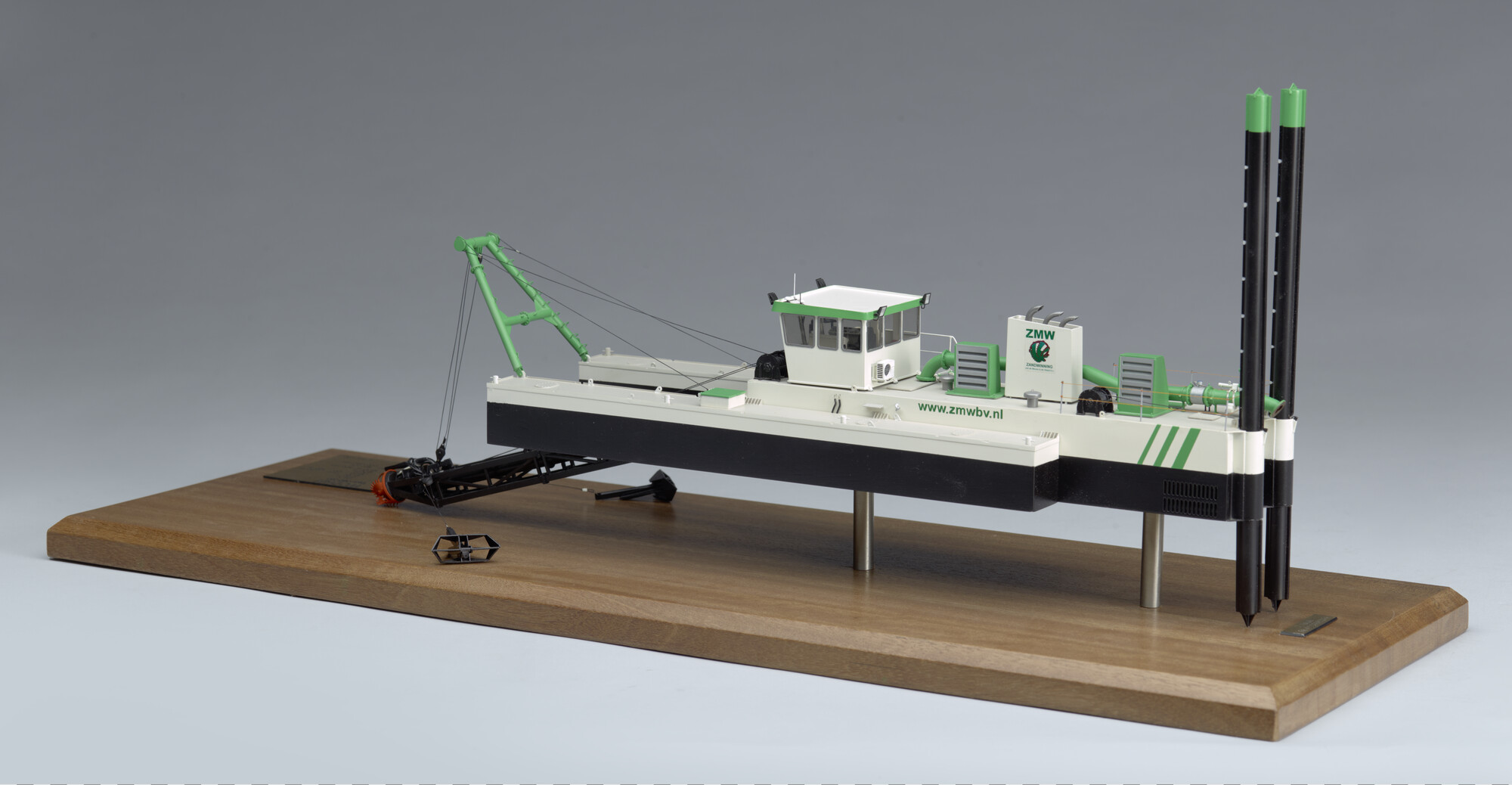 2015.4512; Model van de cutterzuiger Wodan; scheepsmodel