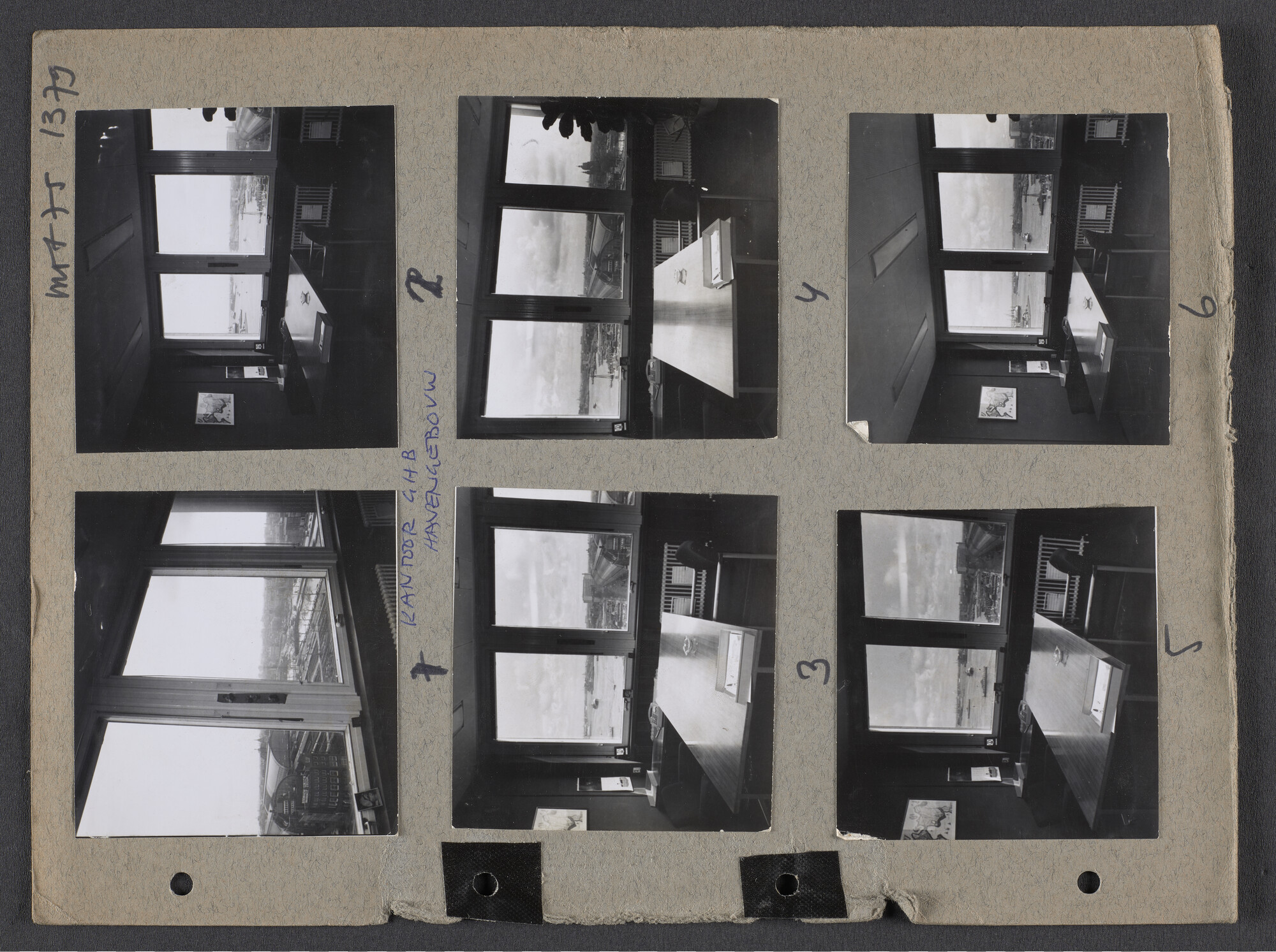 S.9102(35); Multomap met foto's door Ben Burgers, samengesteld door de Vereniging De Amsterdamsche Haven; foto