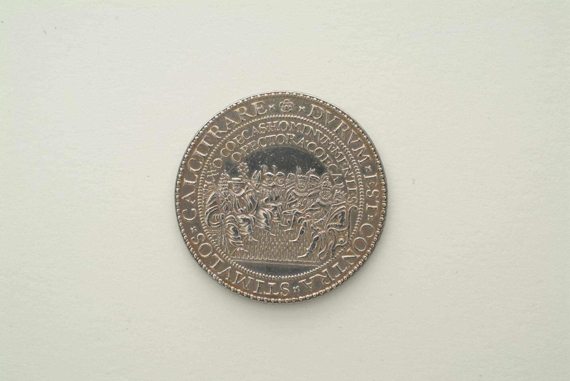 S.1048(02)02; Penning op de vernietiging van de onoverwinnelijke Spaanse vloot, 1588; penning