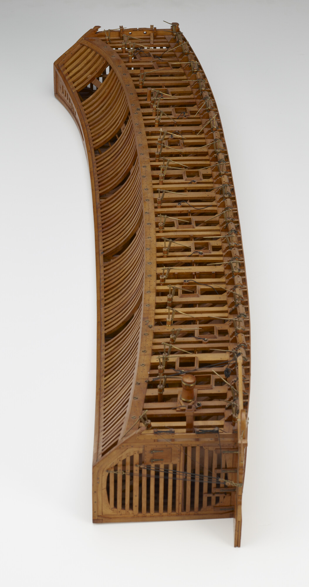 S.0663(15); Model van een half scheepskameel; scheepsmodel