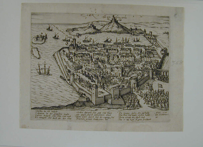A.0145(027)085; Guise neemt Marseille in 1596; prent