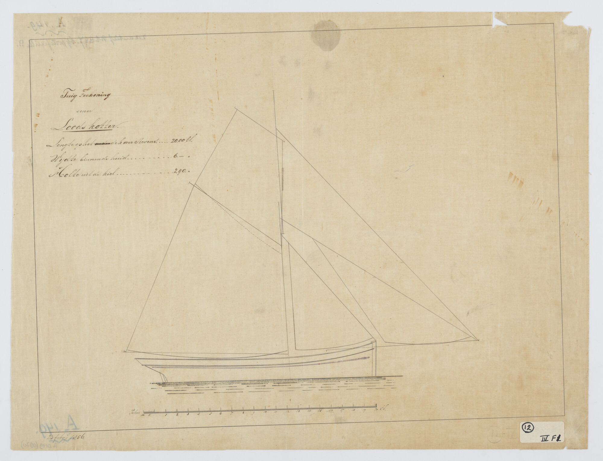 A.0149(0970); Tuigtekening; technische tekening
