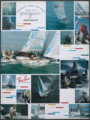 1989.1079; Affiche van de Whitbread Round The World Race, 1989 - 1990; affiche