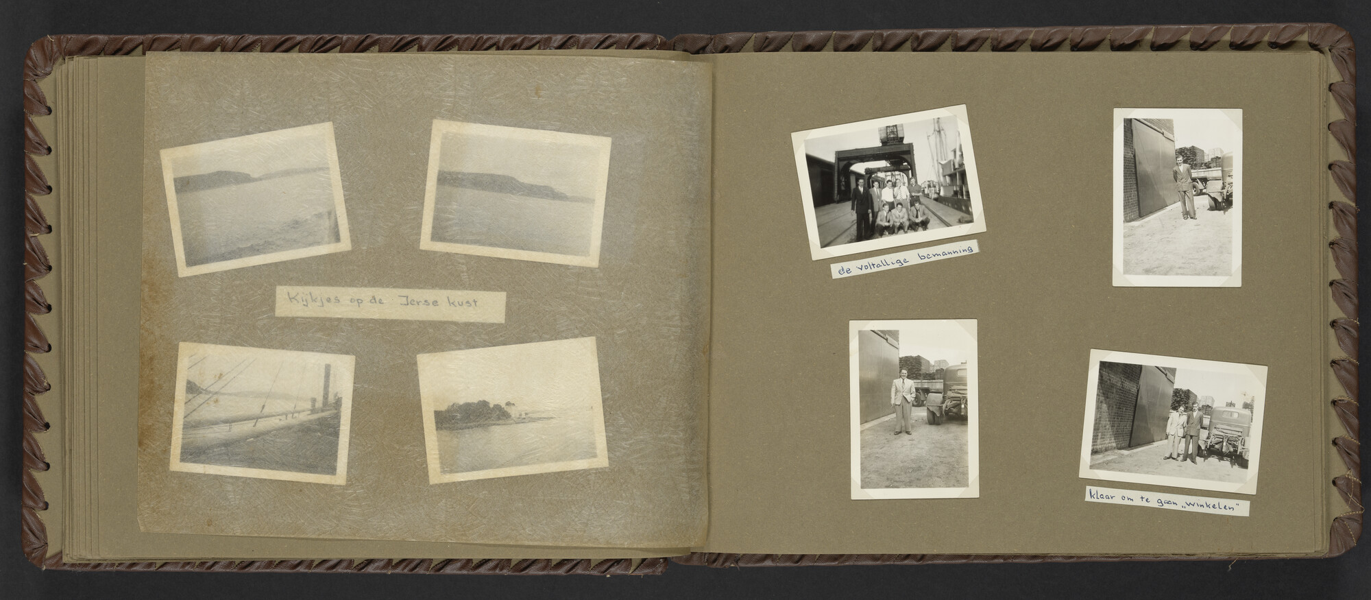 2024.0025; Fotoalbum van Hubrecht Timmerman over zijn koopvaardijtijd tussen 1950 en 1956; fotoalbum