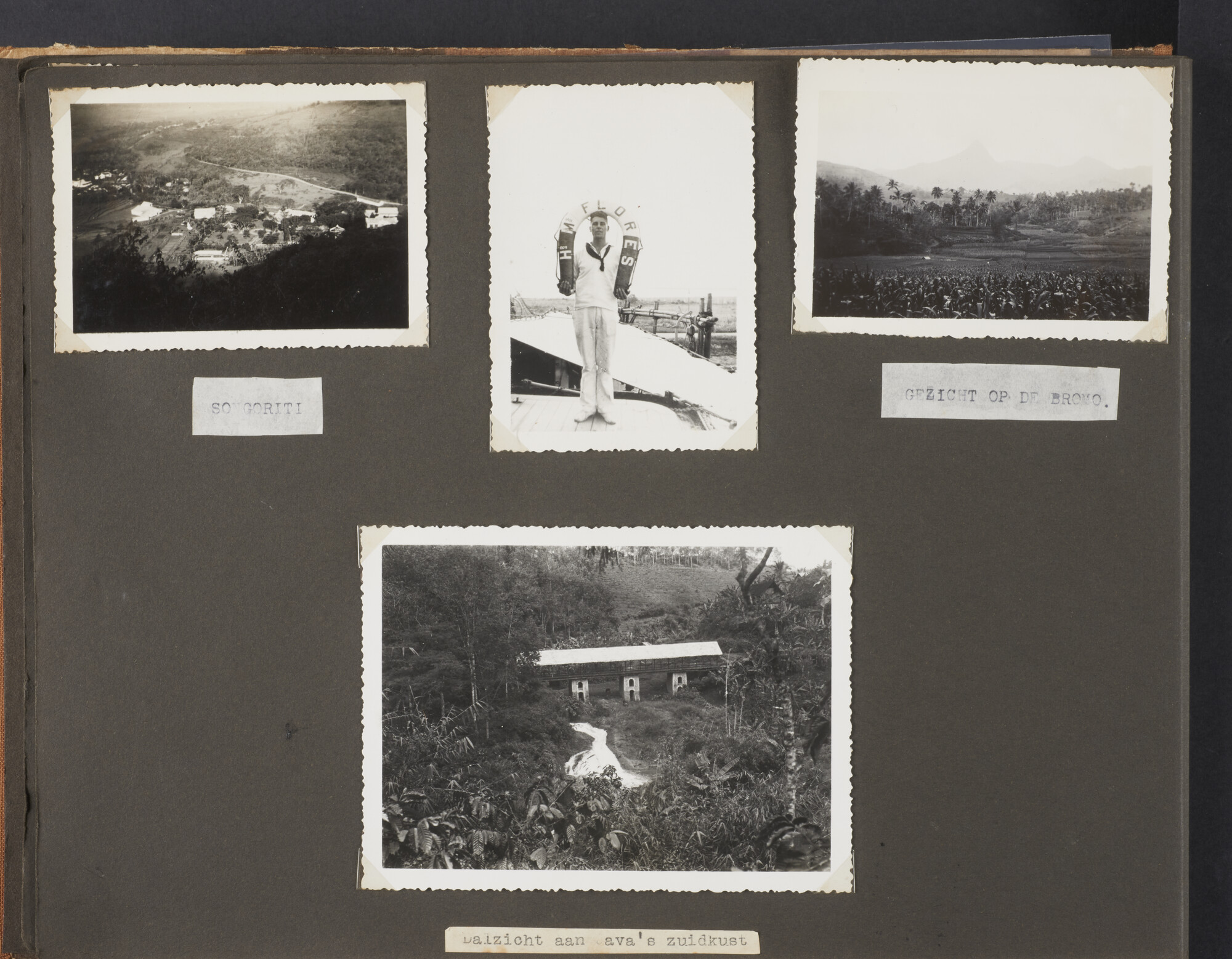 2019.0973; Fotoalbum van luitenant-ter-zee 2e klasse bij de Dienst der Conservatie Bouwen Huisman (1912-2001); fotoalbum