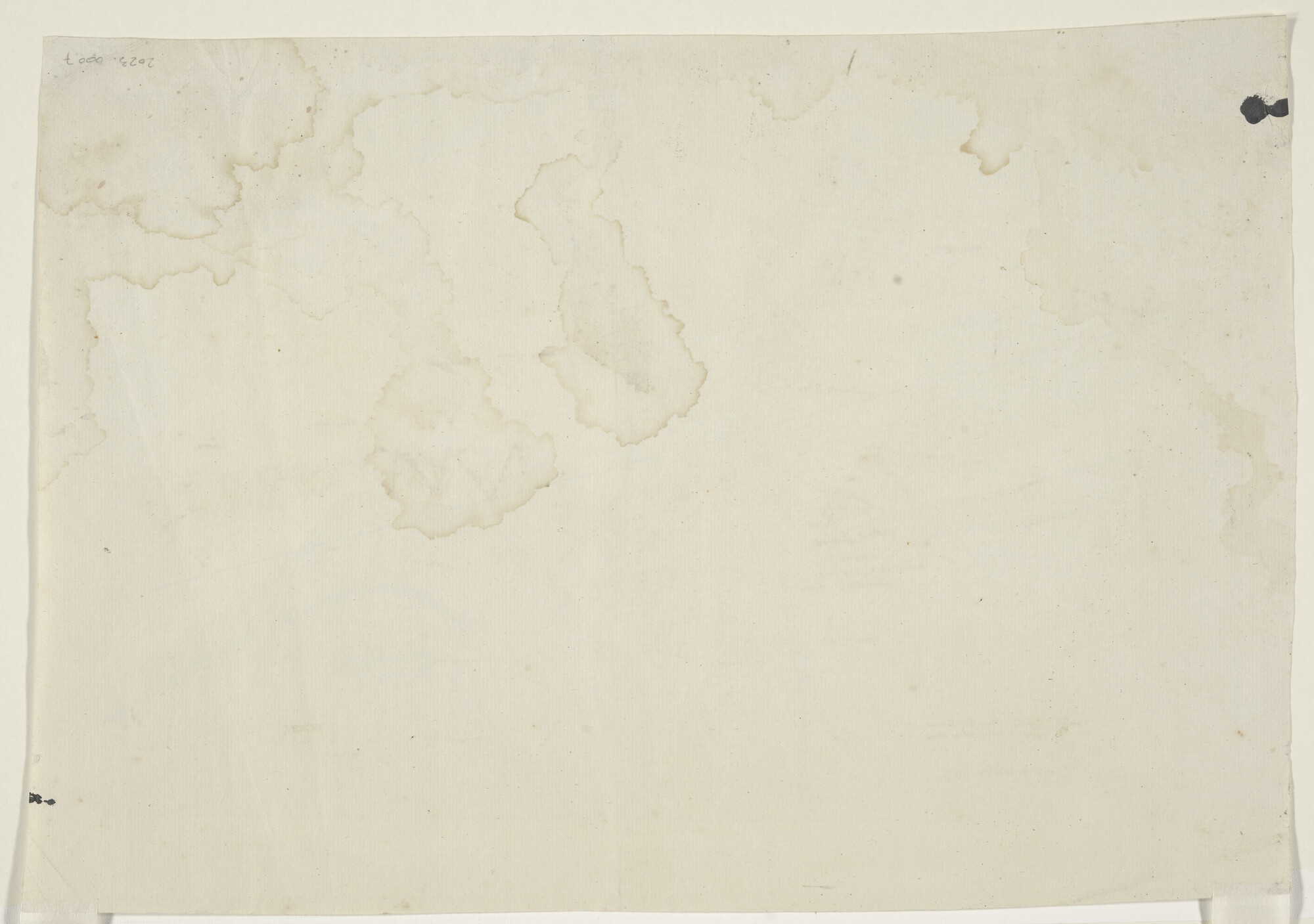2023.0007; Zeekaart in handschrift van de ingang van het Zeegat van Texel, met het Marsdiep tussen Texel en Den Helder, met de Haaksgronden; kaart