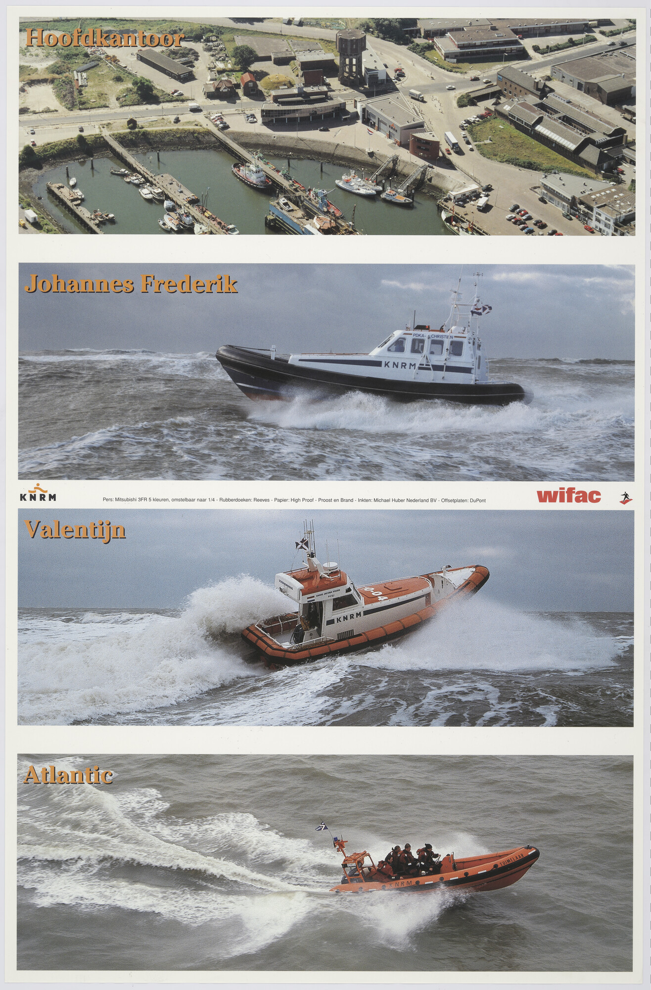 1997.0070; Affiche van de Koninklijke Nederlandse Redding Maatschappij; affiche