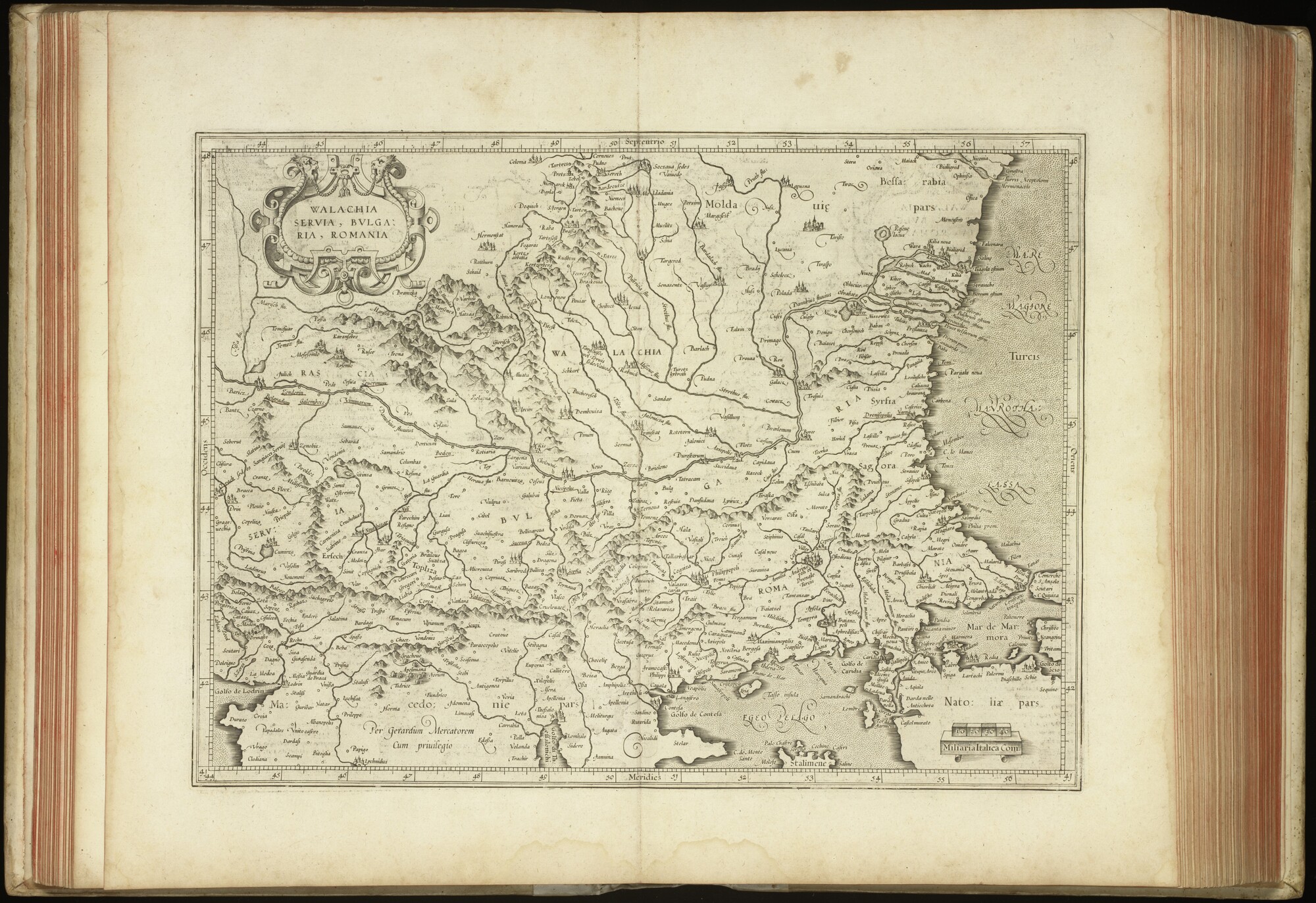 A.0145(227) [kaart 142]; Kaart van Zuidoost-Europa tussen Belgrado, Pristina, Tulcea en Istanbul; kaart