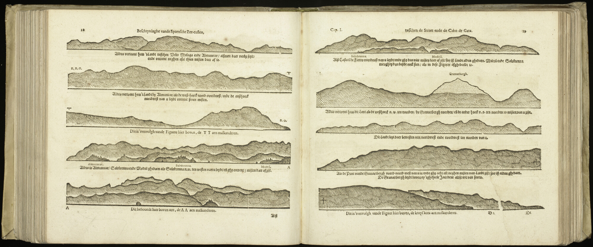 S.2856 [kaart 157]; Beschrijvingen en kustaanzichten van Zuid-Spanje; kaart