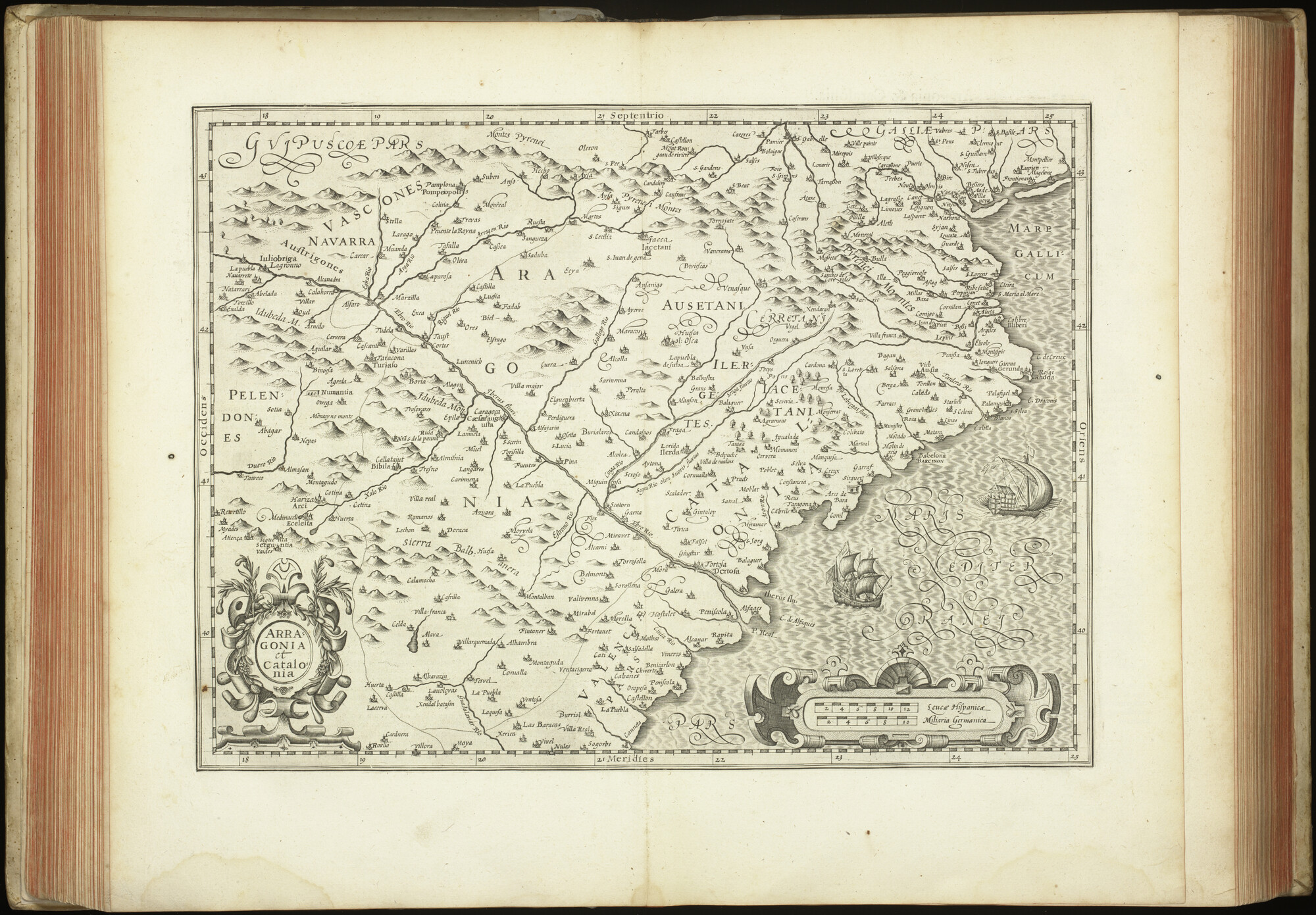 A.0145(227) [kaart 047]; Kaart van Noordoost-Spanje en Zuid-Frankrijk; kaart
