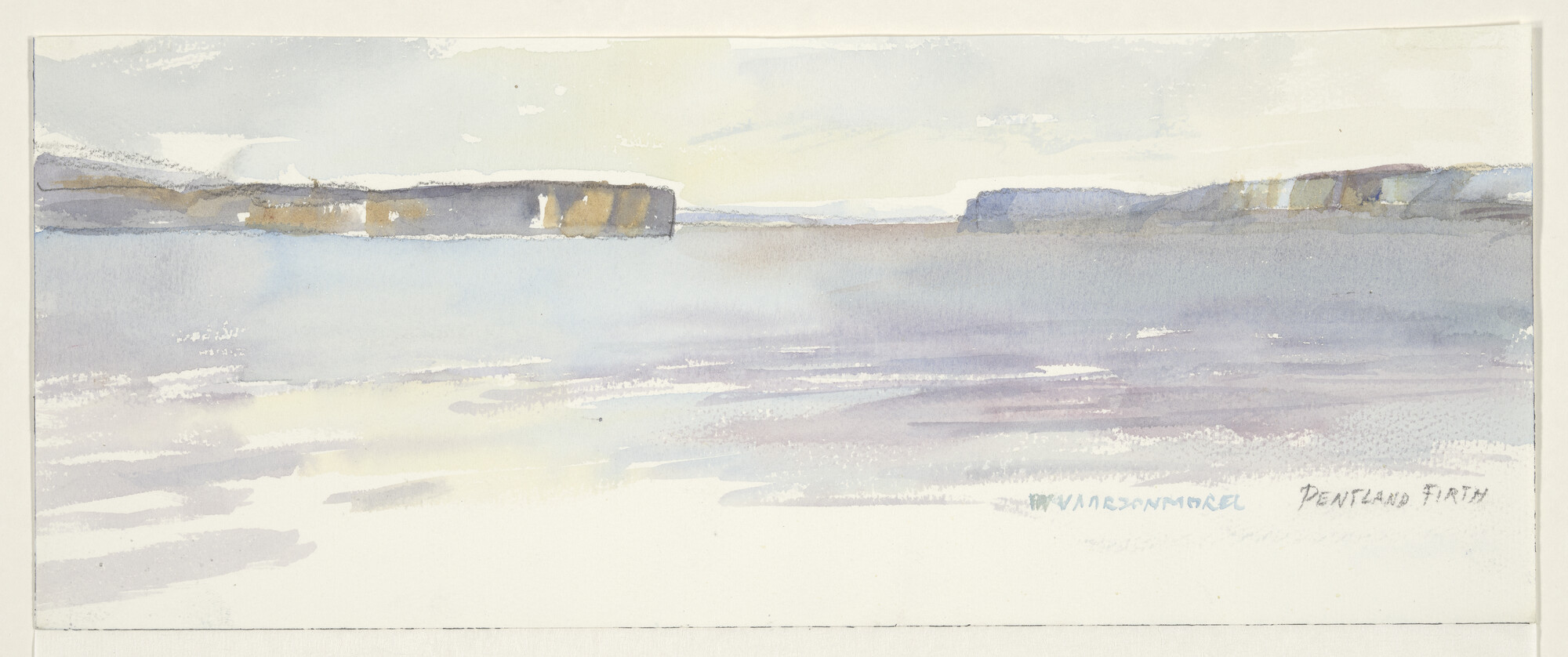 A.5848(02); Landverkenning van Pentlant Firth; tekening