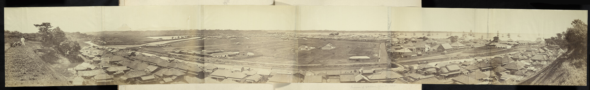 S.3628(03)008; Panoramafoto van Yokohama; foto
