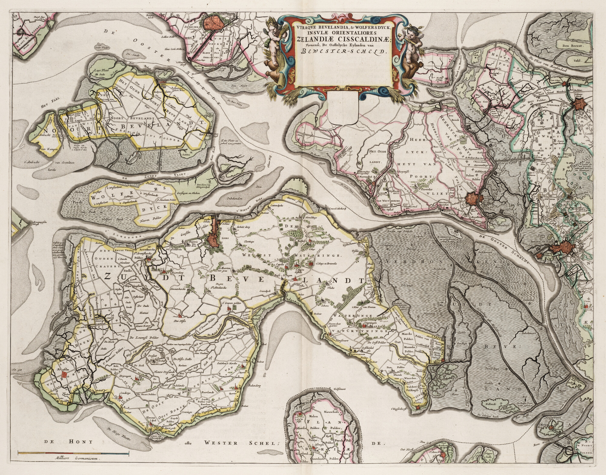 S.1034(03) [kaart 059]; Kaart van Beveland en Wolfaartsdijk; landkaart
