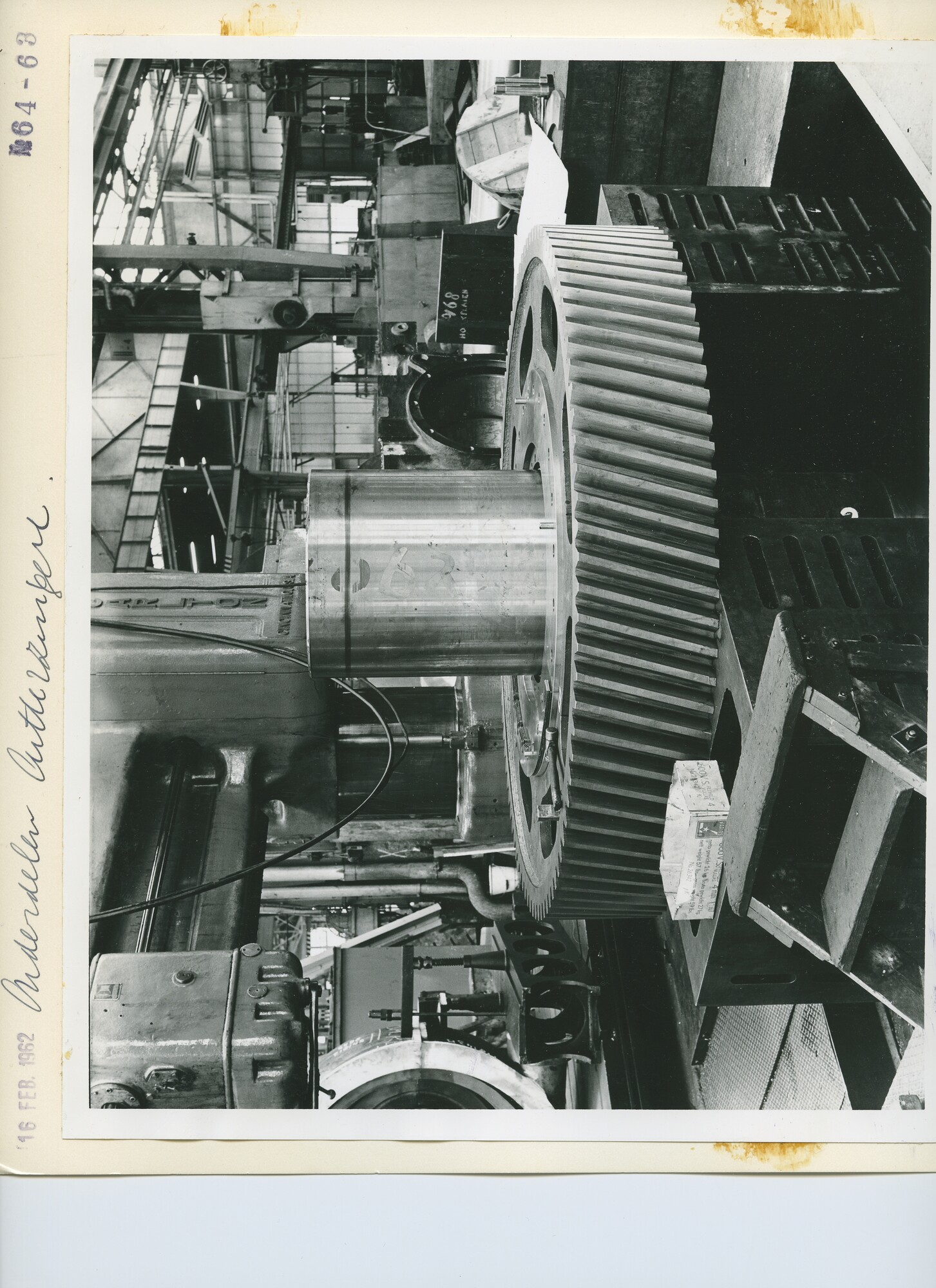 S.5444(3837)08; Onderdelen voor een cutterzuiger; foto
