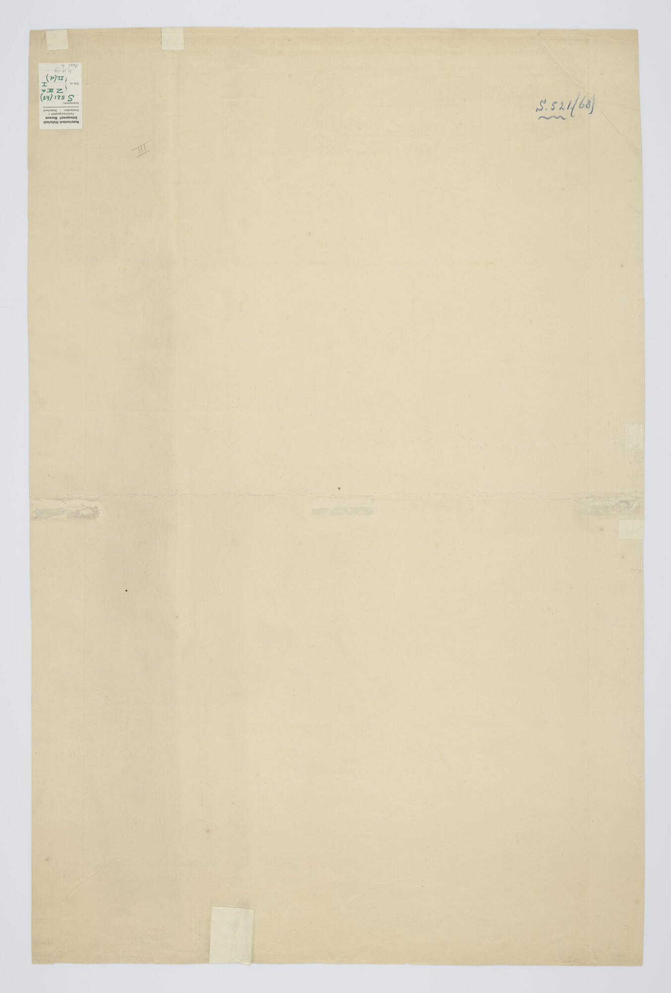 S.0521(068); Kaart in 5 bladen van Java en omliggende eilanden door jhr P. Melvill van Carnbee opgenomen in opdracht van E. Lucas 1842; zeekaart