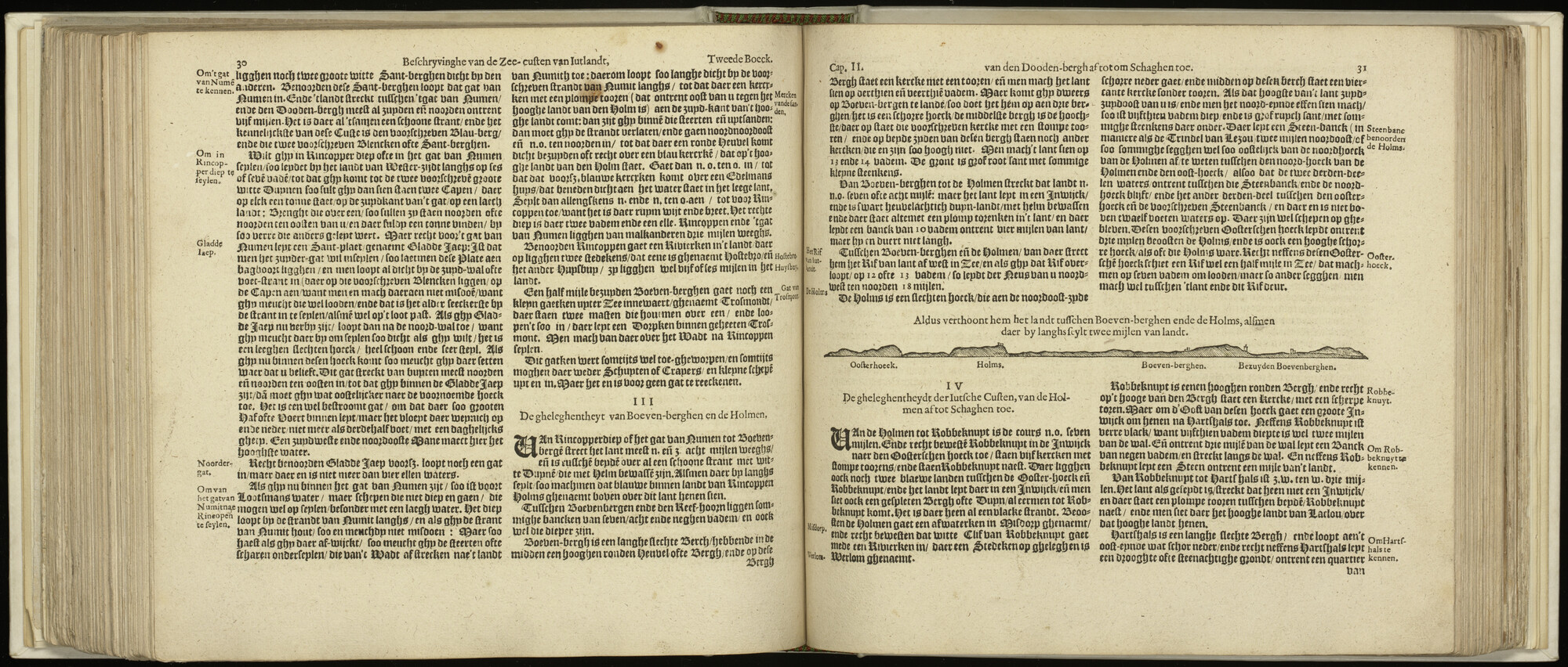S.1496 [kaart 086]; Beschrijving en kustaanzicht van Noordwest-Denemarken; kaart
