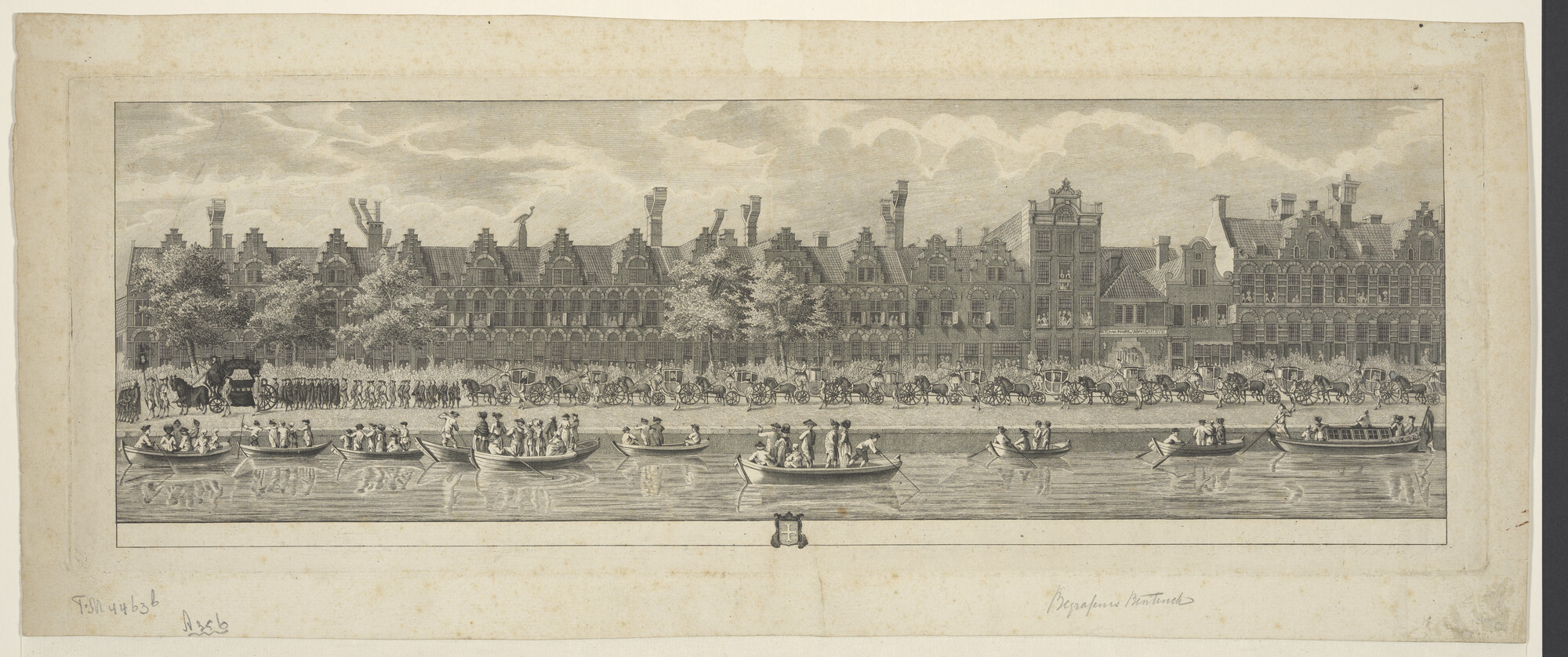 A.0356(27)1; De lijkstatie van Schout-bij-Nacht Wolter Jan Gerrit baron Bentinck; prent
