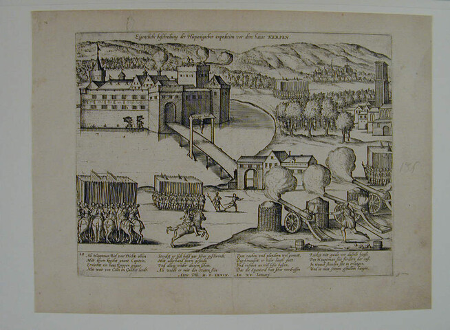 A.0145(027)196; Hoofdman Biel voor Kerpen gehangen, 25 januari 1579; prent