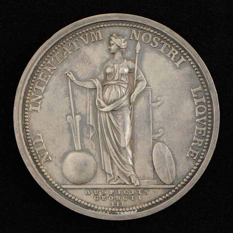 A.0041(07); Penning ter herinnering aan James Cook, 1784; penning