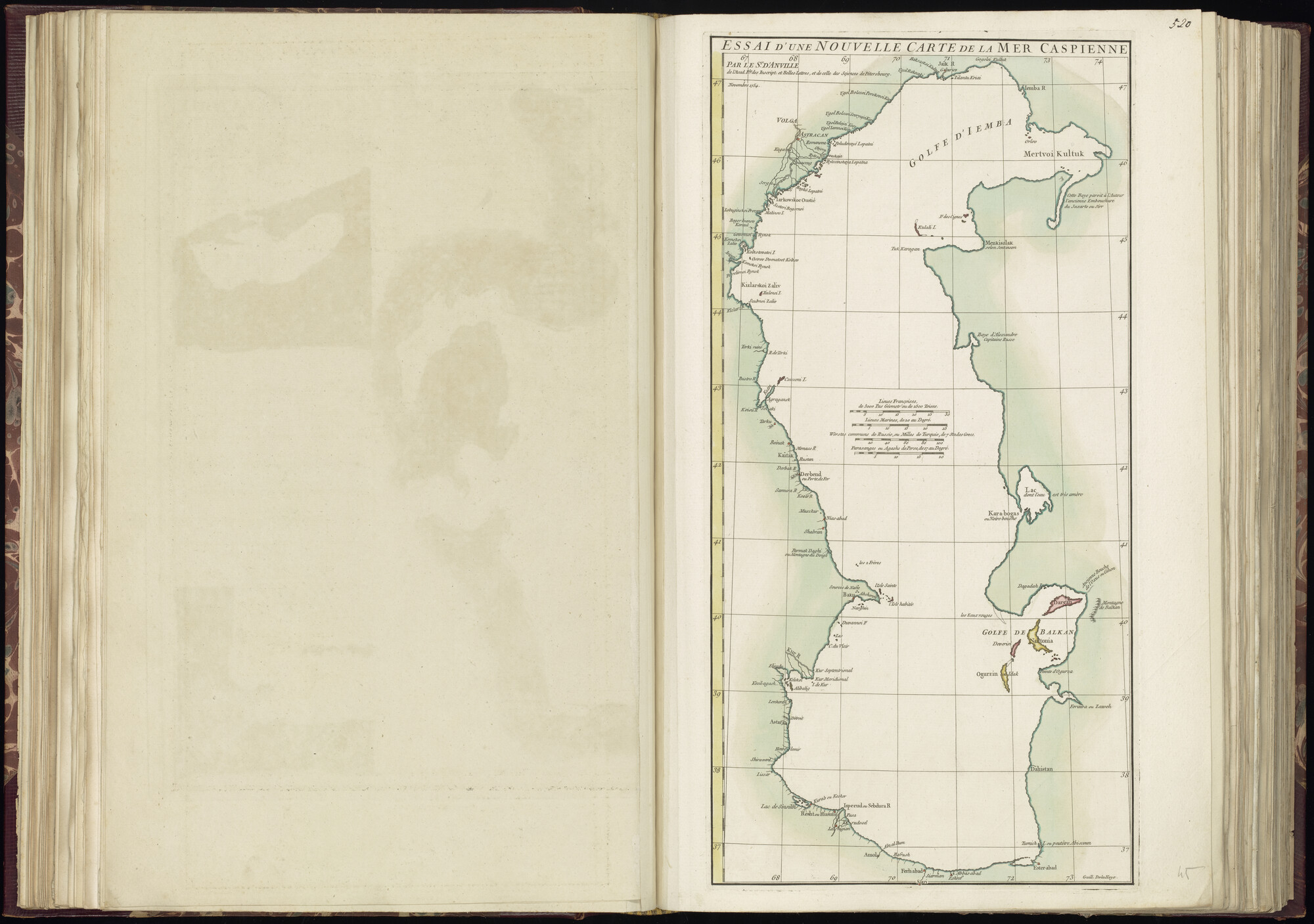 B.0032(030) [kaart 043]; Kaart van de Kaspische Zee; kaart