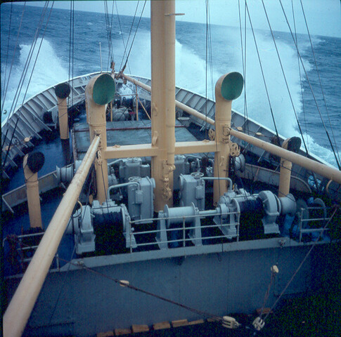 S.9100(1836); Harde wind op Noordzee; diapositief