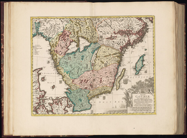 B.0032(030) [kaart 012]; Kaart van Zuid-Zweden; kaart