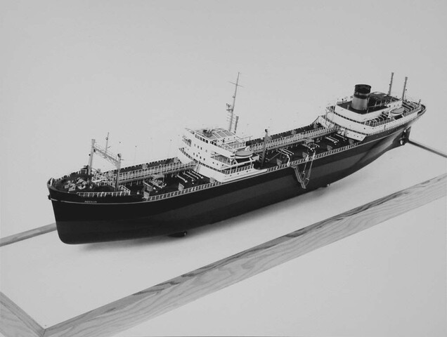 A.5714(03); Model van de tanker ms. Rossum; scheepsmodel