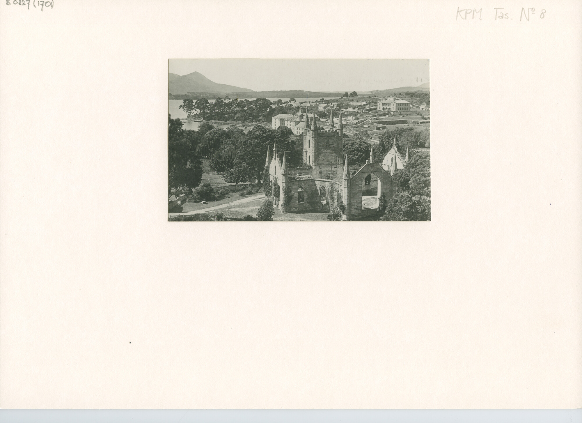 B.0227(1701); Foto van "Port Arthur" in Tasmania (Australië); foto
