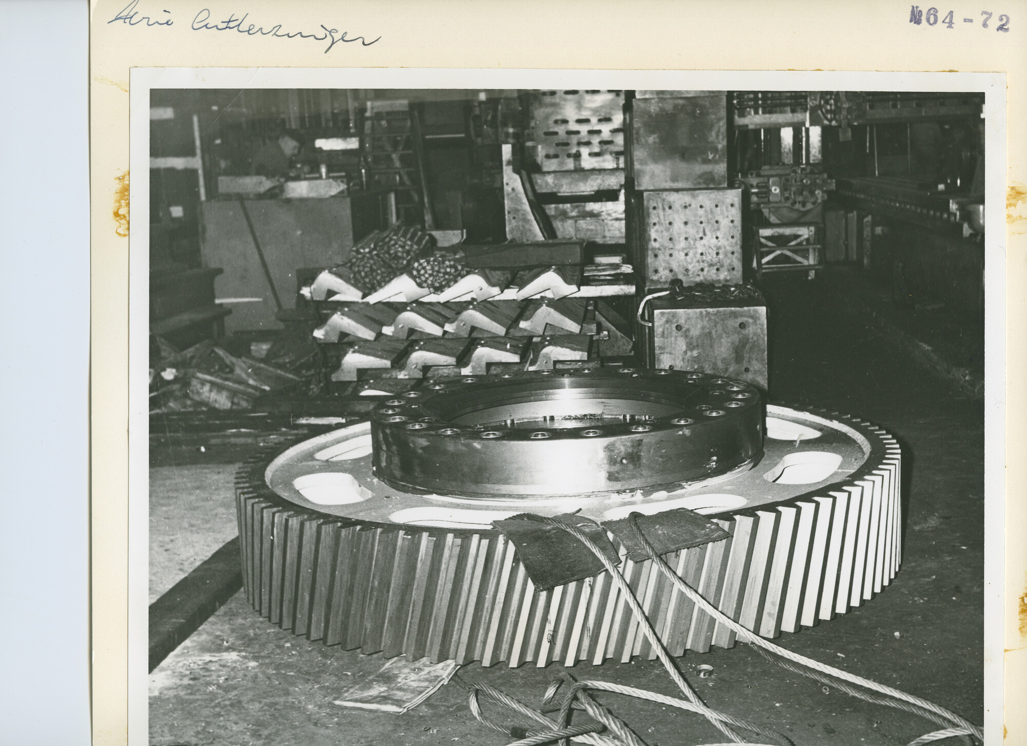 S.5444(3837)15; Onderdelen voor een cutterzuiger; foto