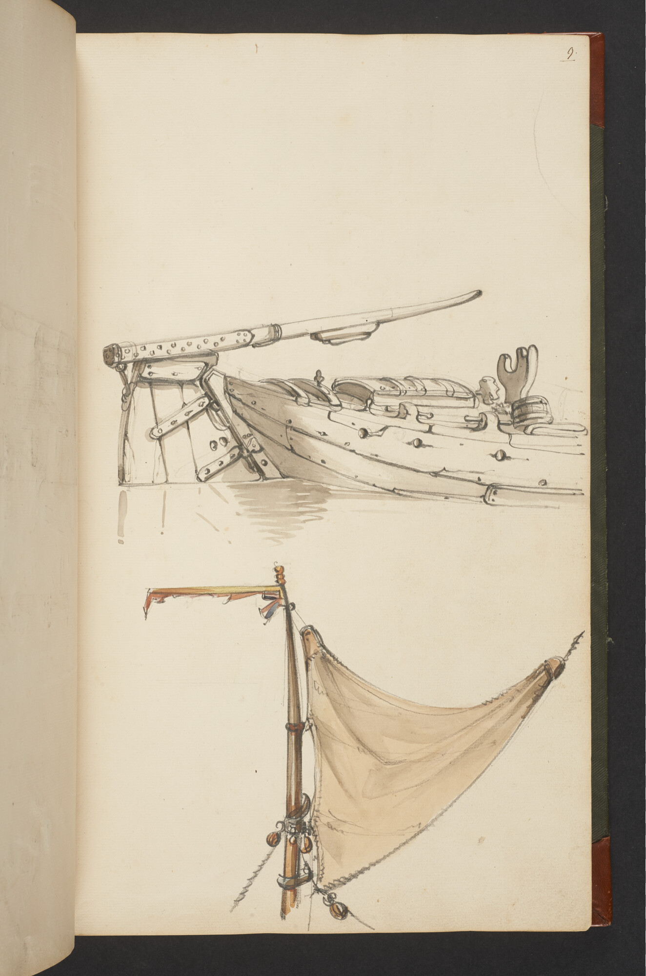 A.3222; Schetsboek met tekeningen door Albertus van Beest en Louis Meijer; schetsboek