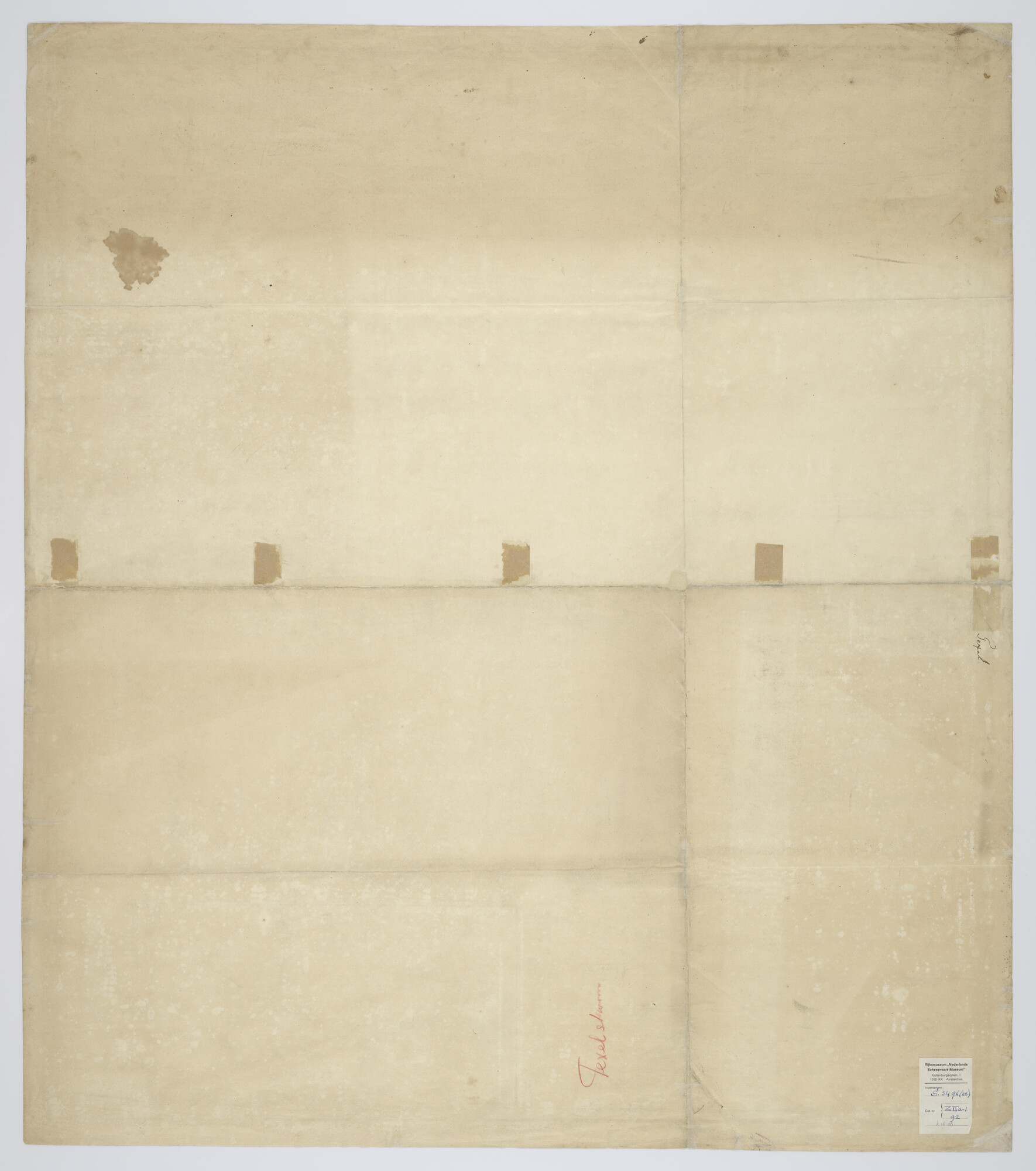 S.3496(26); Kaart van de zeegaten van de Texelstroom & rede Den Helder door J.C. Rijk; zeekaart