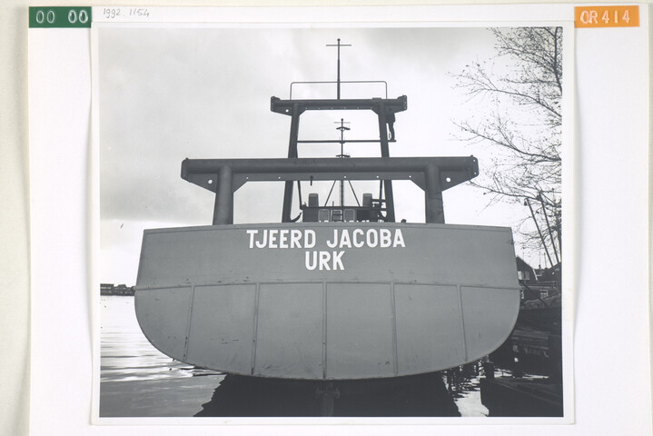 1992.1154; De hekkotter 'Tjeerd Jacoba' ('UK 66') in opdracht van Hoekstra, tijdens de proefvaart; fotoreportage