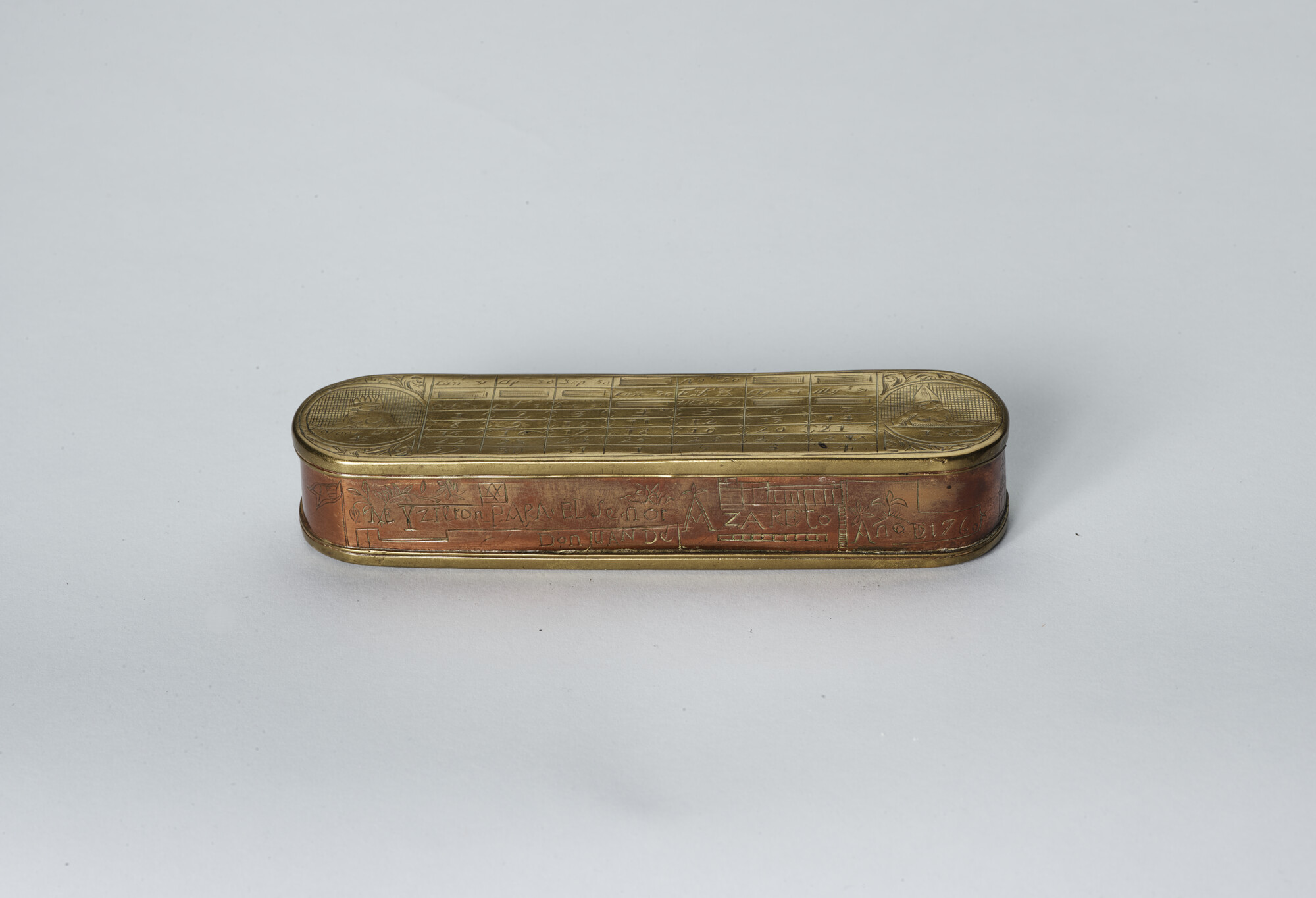 S.4793(021); Tabaksdoos van Pieter Holm, Amsterdam 1754; tabaksdoos