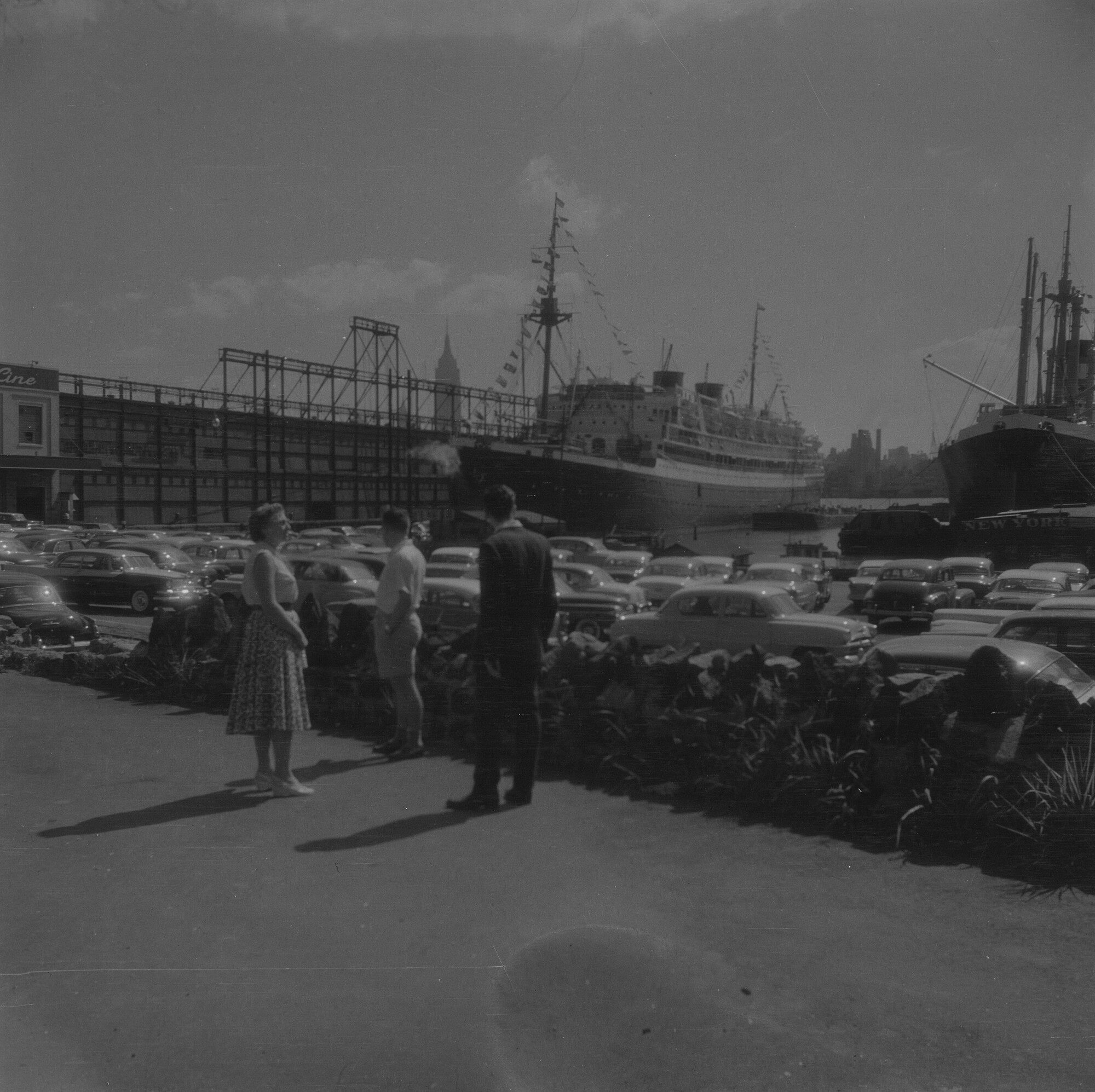 2015.2709; Negatief van personen bij een parkeerplaats in de haven van Wellington met ms. Johan van Oldenbarnevelt aan de kade; negatief