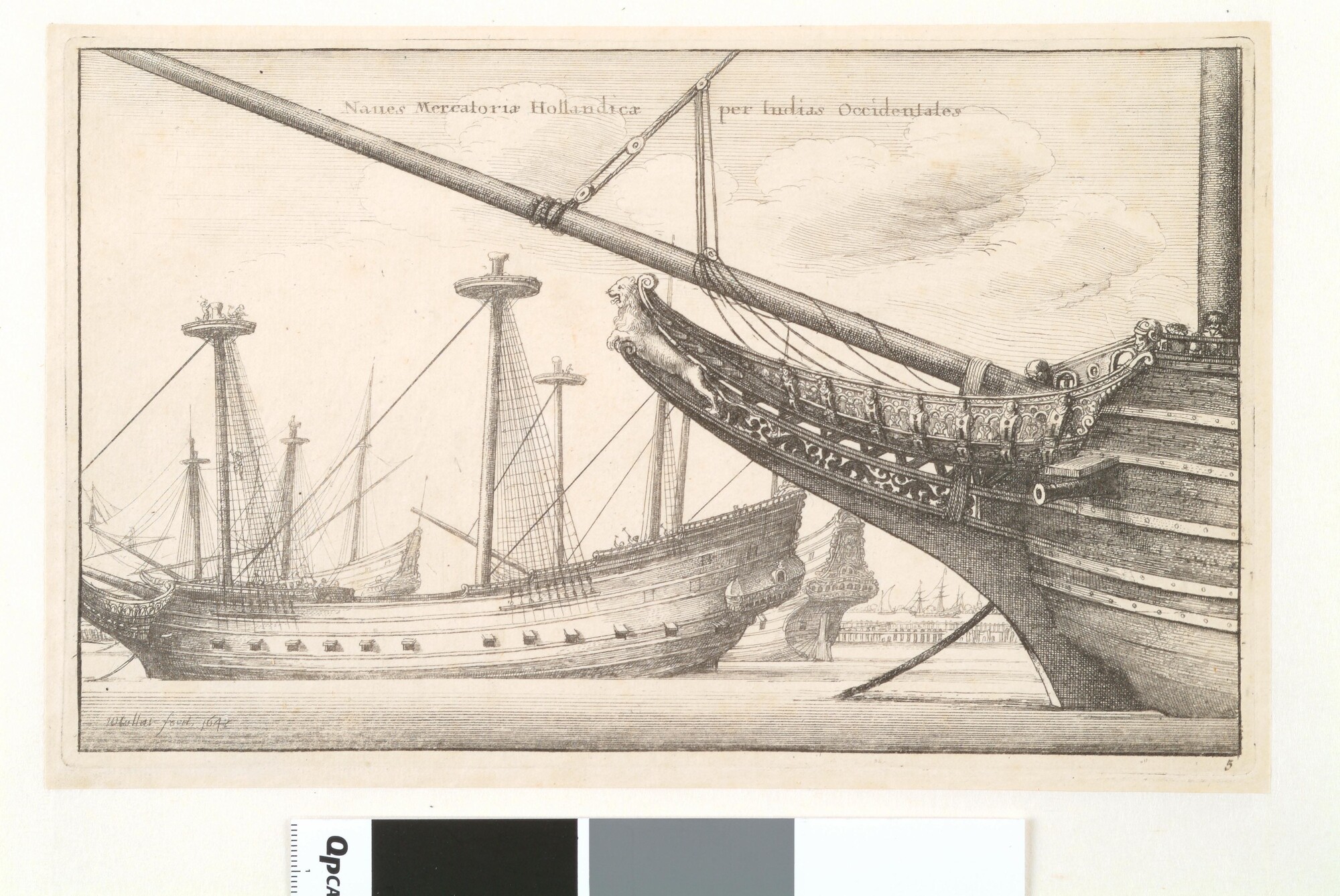 A.0149(0172); Prent van schepen van de W.I.C; prent