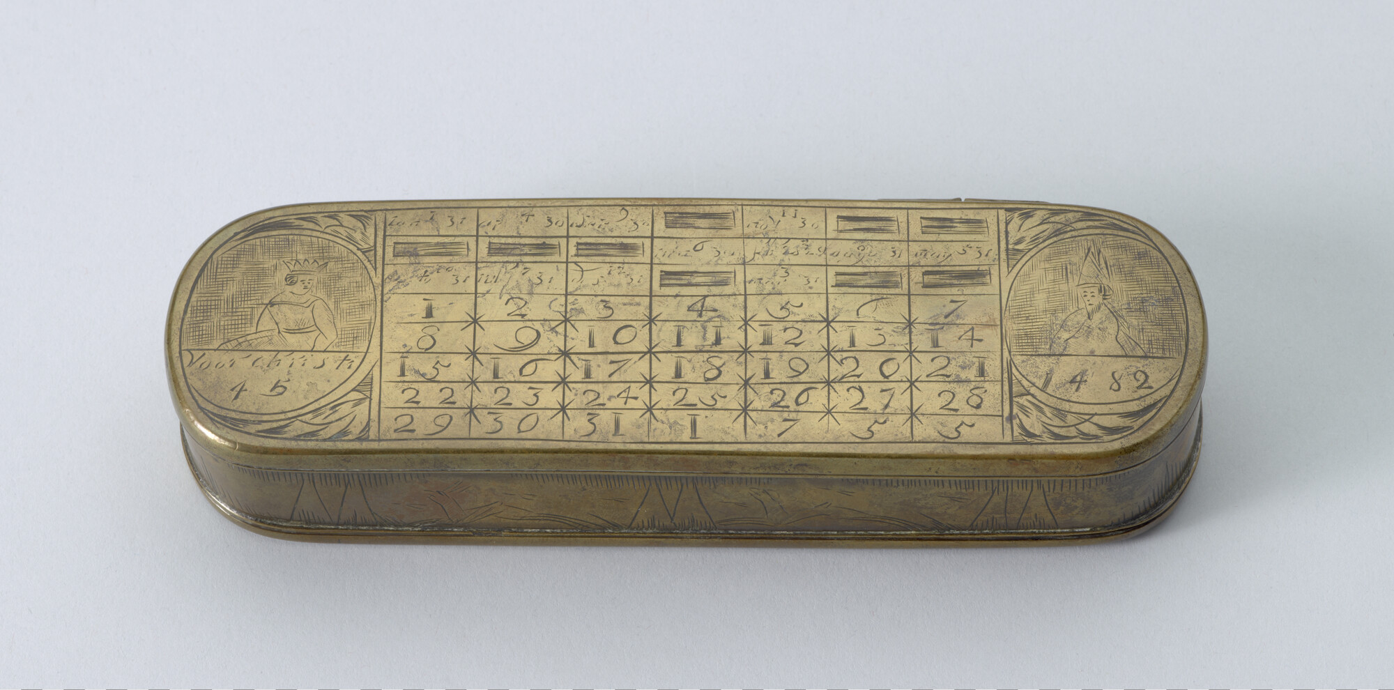 S.4793(020); Tabaksdoos van Pieter Holm, Amsterdam, 1755; tabaksdoos