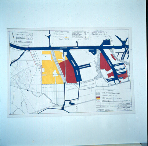 S.9100(5211); Dia uitbreiding plan Westelijk Havengebied; diapositief