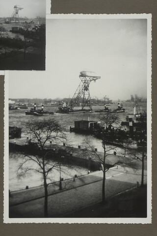 2001.1755; Omslag met vele foto's en knipsels van meest bergingsactiviteiten door Reederij v/h Gebroeders Goedkoop te Amsterdam in de periode 1929 / 1949; omslag